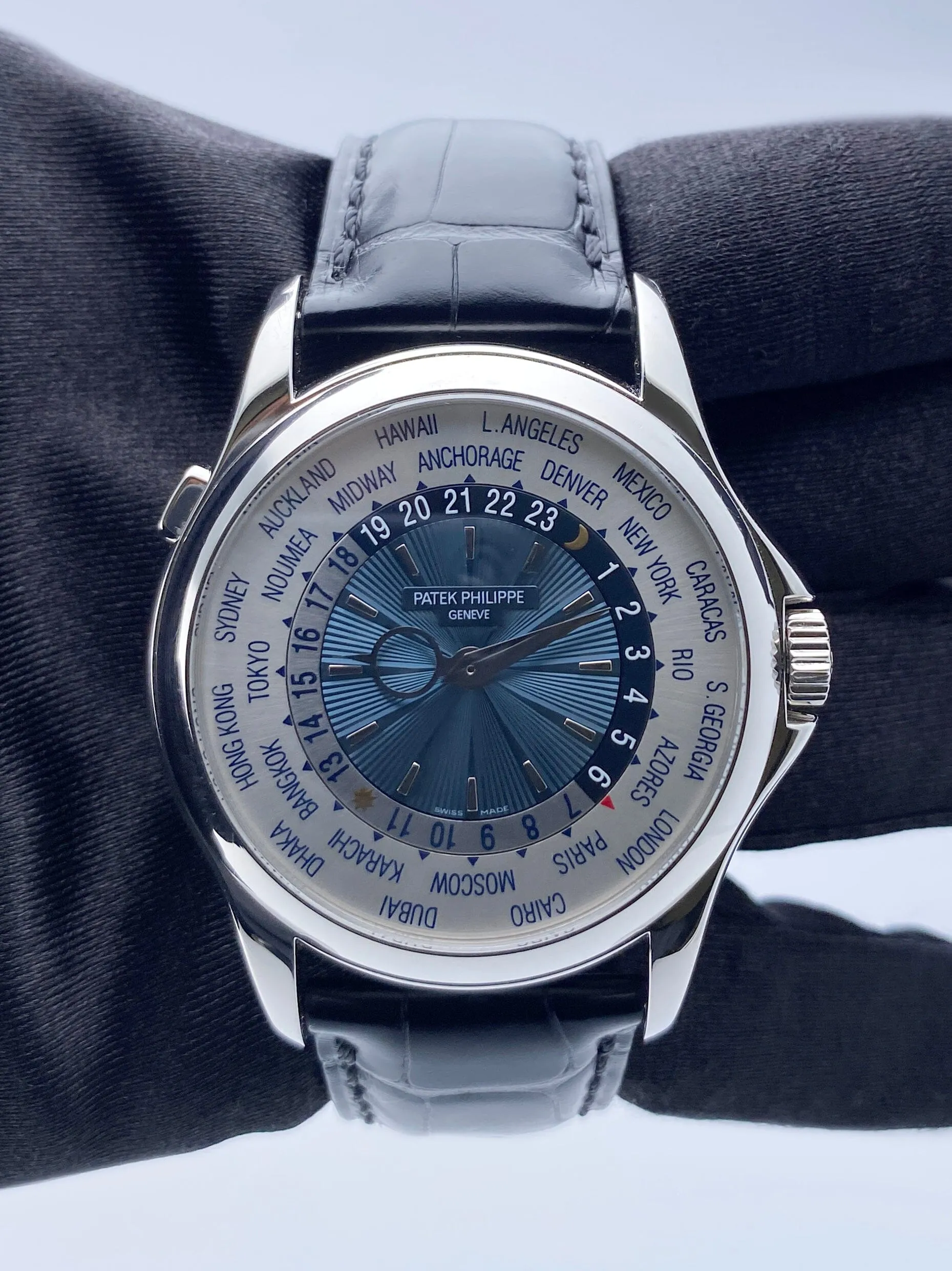 Patek Philippe Complications World Time 5130P Mens Watch With Archives