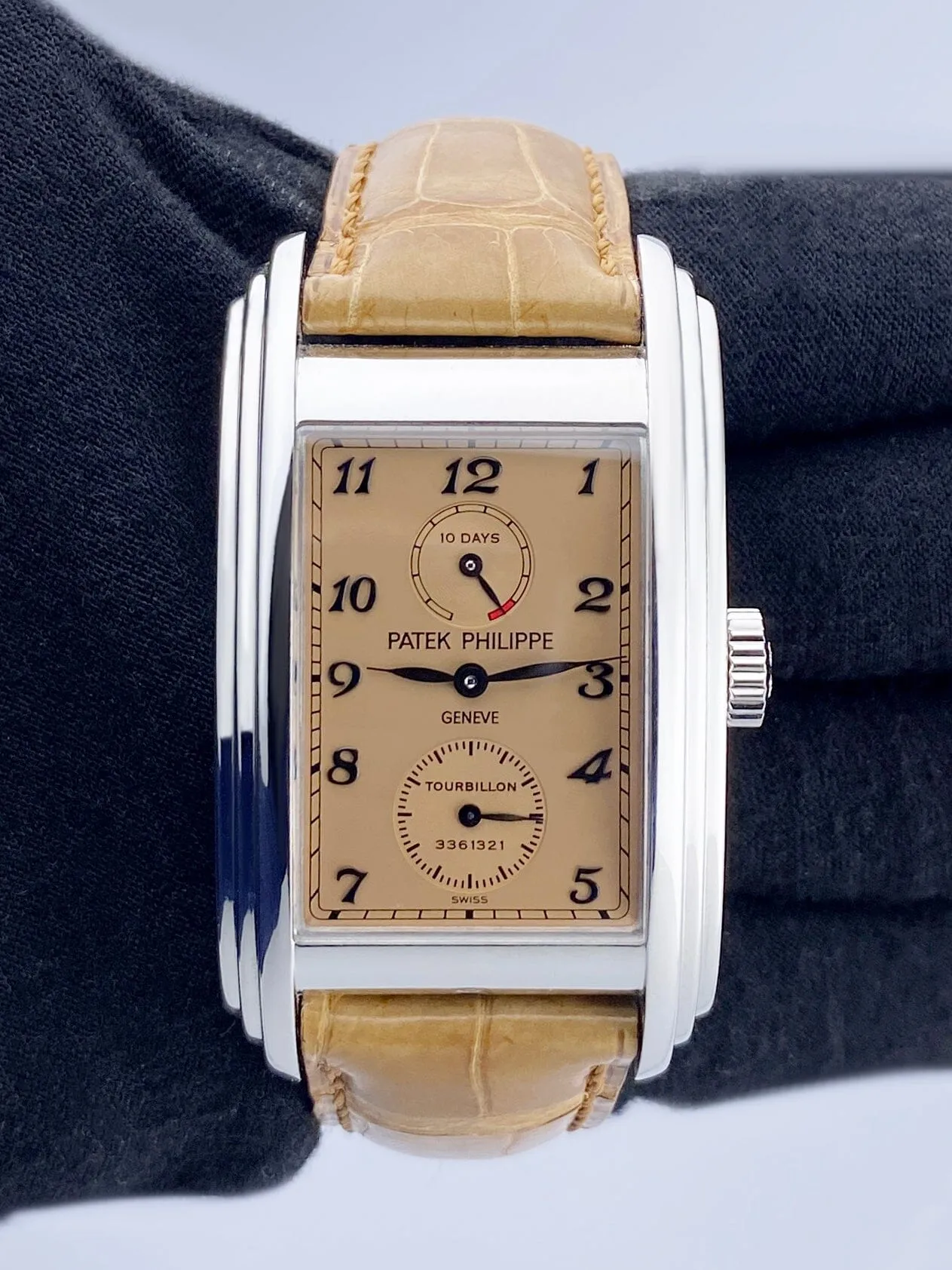 Patek Philippe Gondolo 5101P 10-Day Tourbillon Salmon Dial Mens Watch With Archives