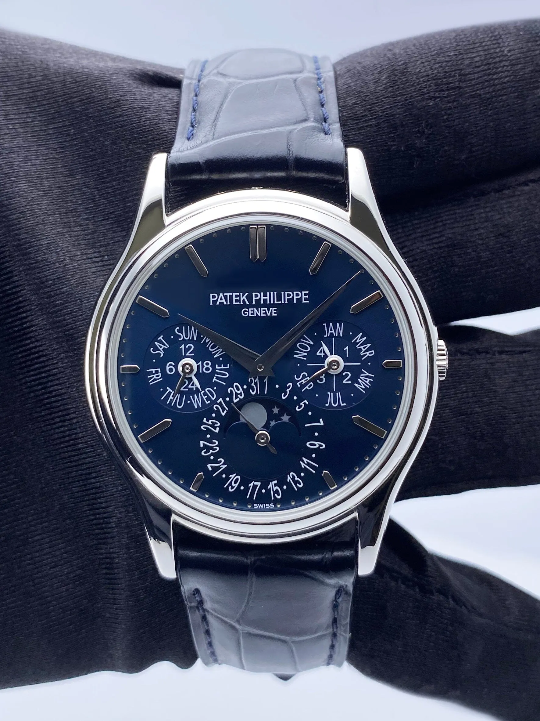 Patek Philippe Grand Complications 5140P-001 Blue Dial Mens Watch