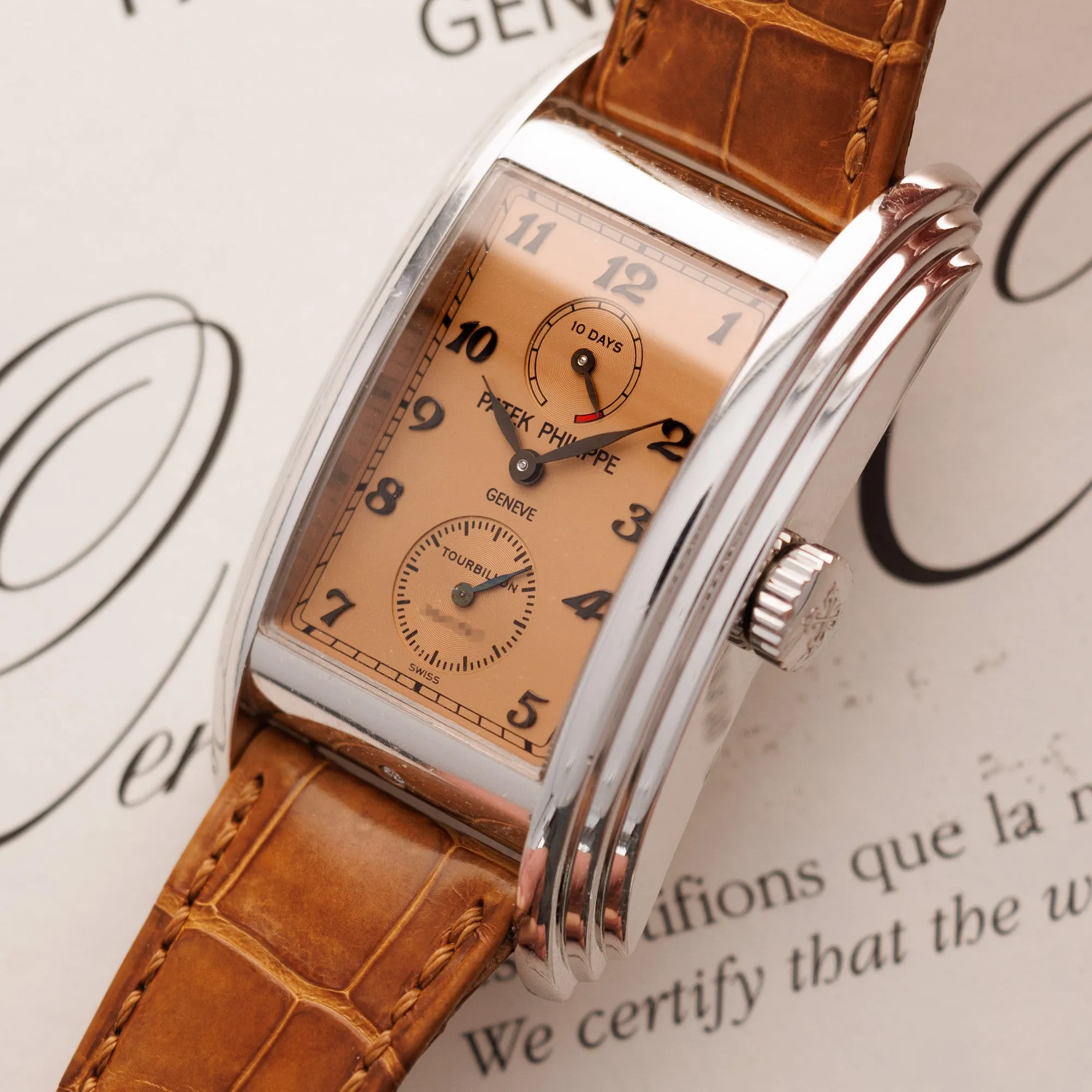 Patek Philippe Platinum 10 Day Tourbillon Ref. 5101P