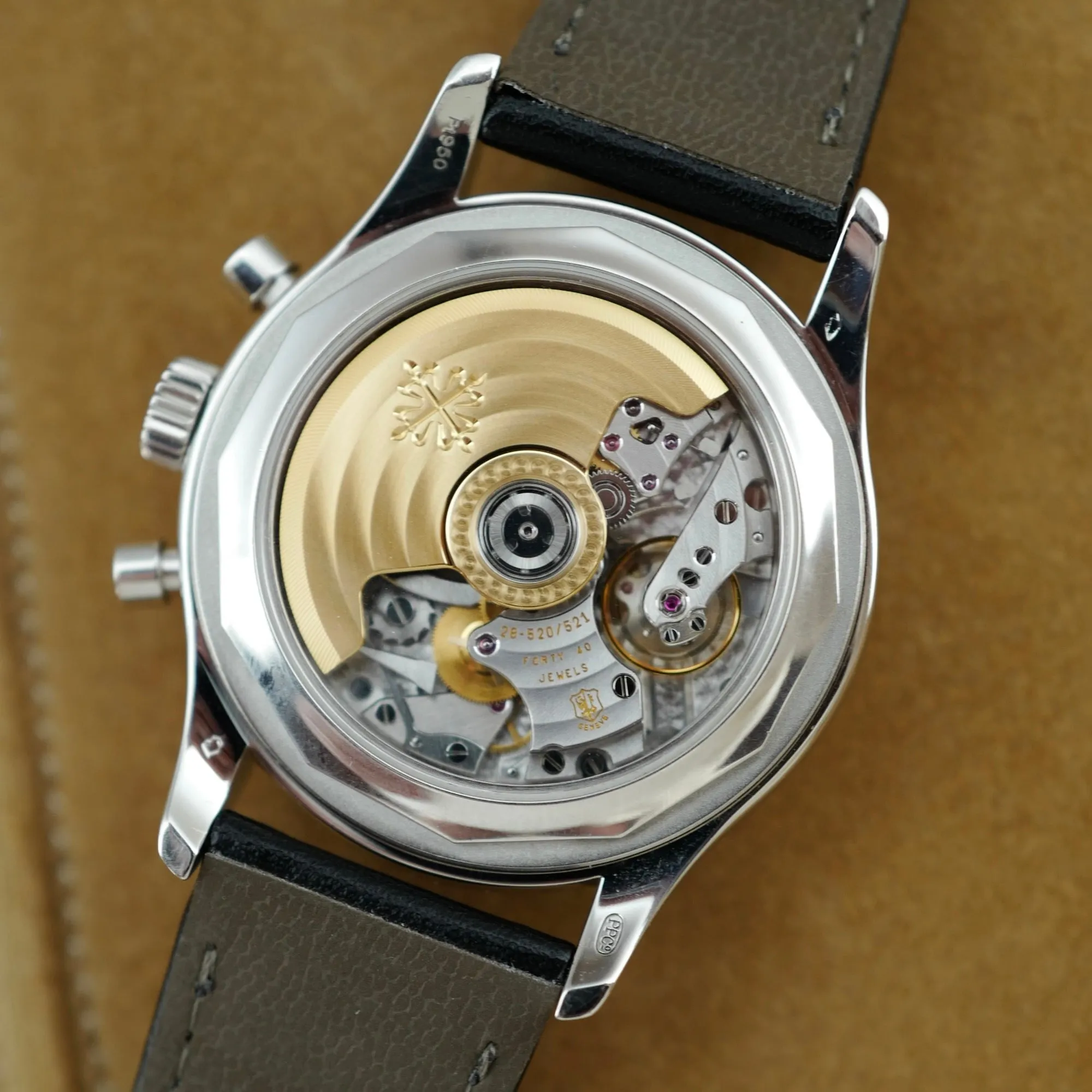 Patek Philippe Platinum Annual Calendar Chronograph Ref. 5960 with Original Box and Papers