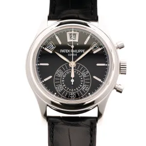 Patek Philippe Platinum Annual Calendar Chronograph Watch Ref. 5960
