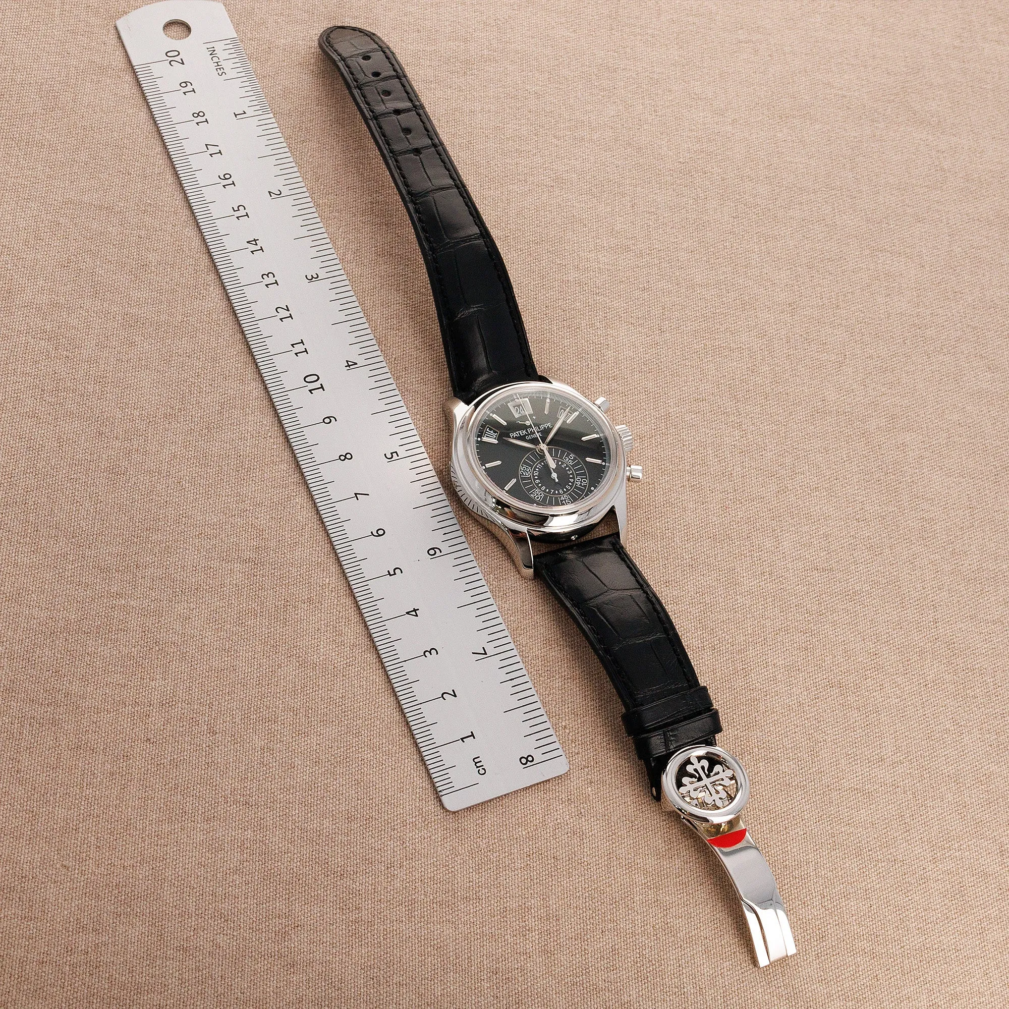 Patek Philippe Platinum Annual Calendar Chronograph Watch Ref. 5960