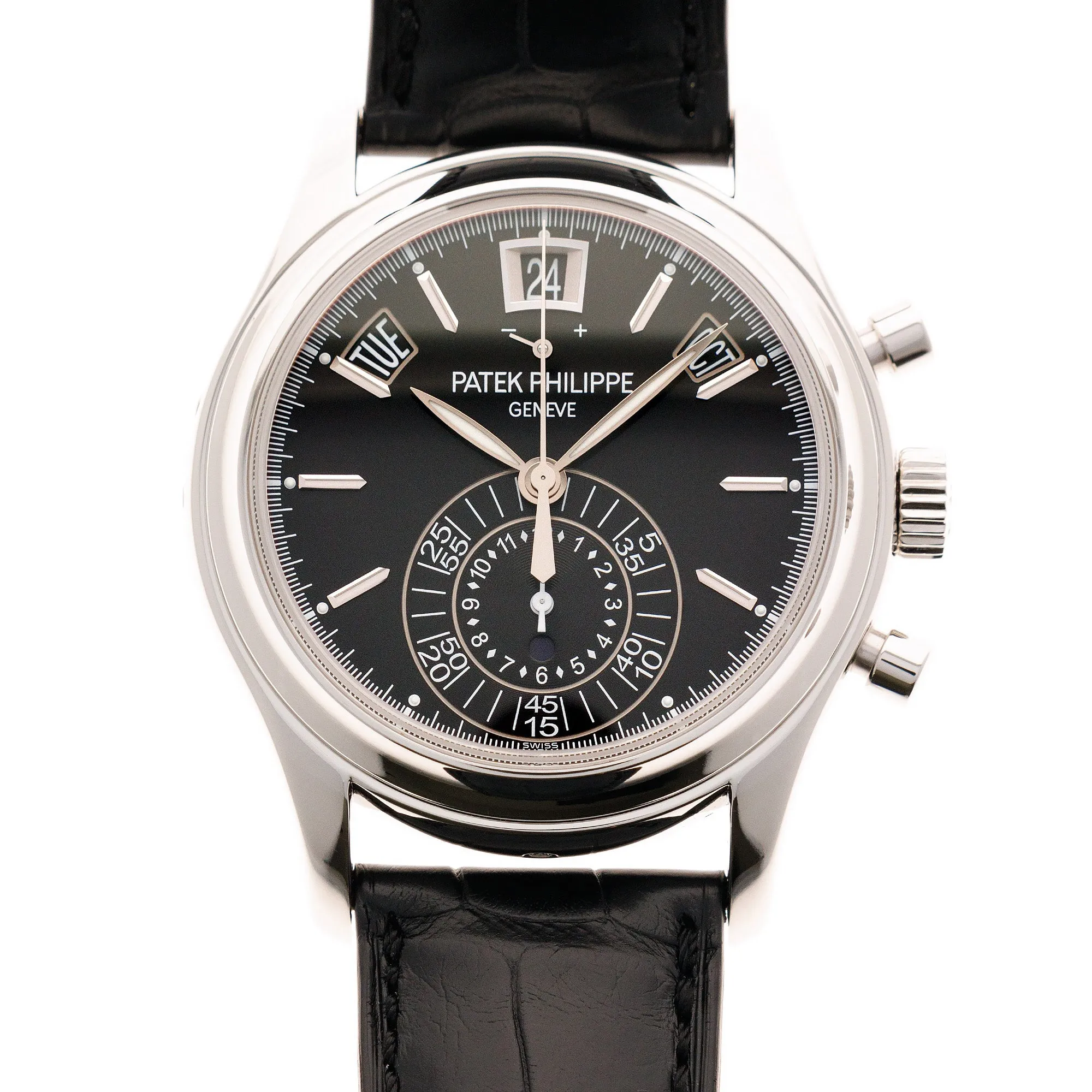 Patek Philippe Platinum Annual Calendar Chronograph Watch Ref. 5960
