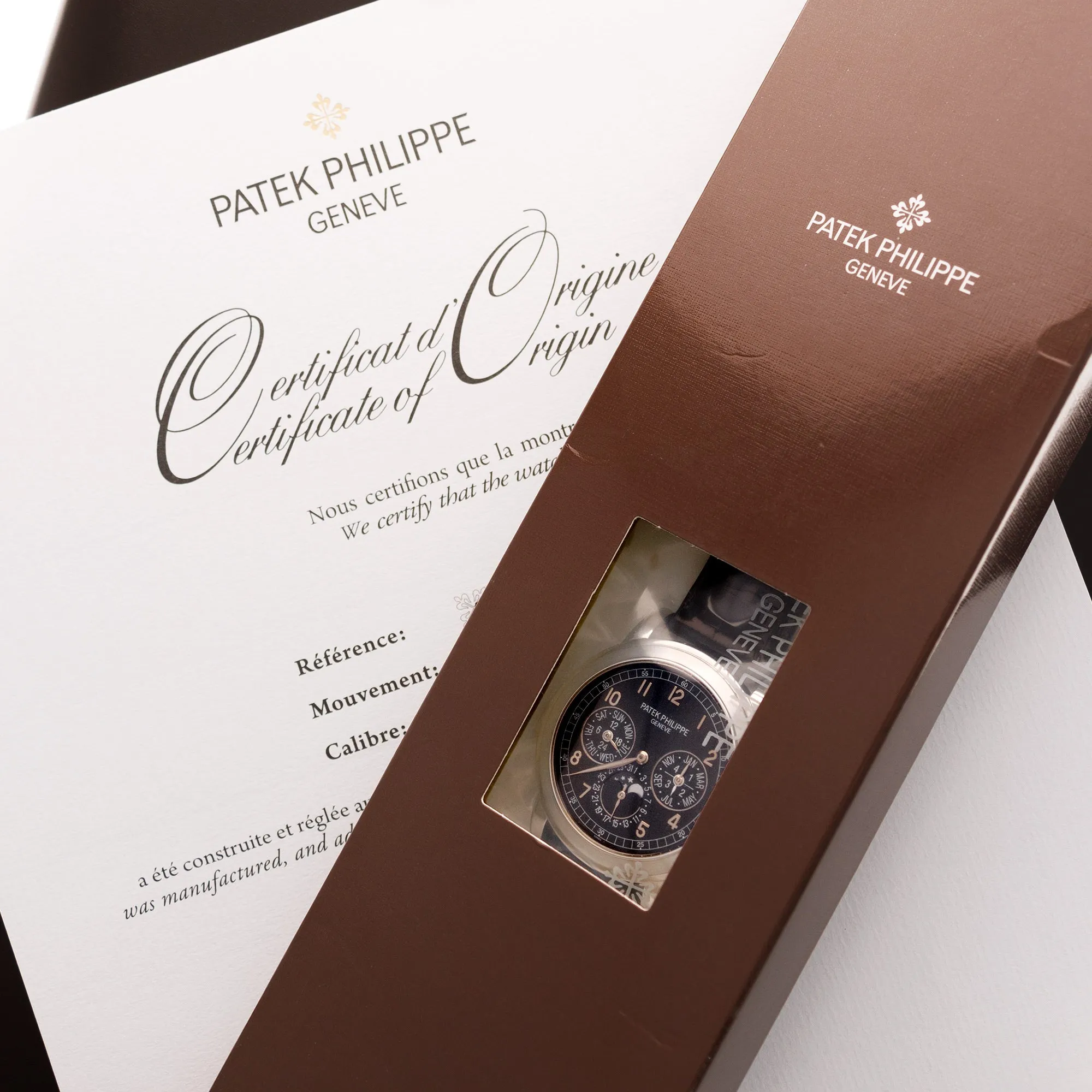 Patek Philippe Platinum Perpetual Calendar Minute Repeater Ref. 5074, Single Sealed