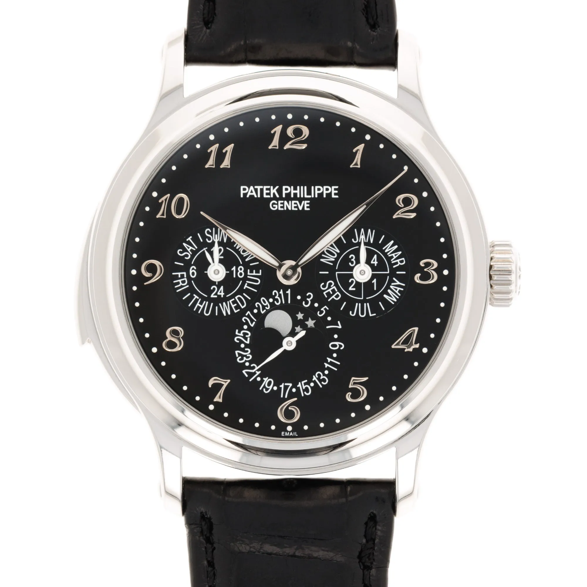 Patek Philippe Platinum Perpetual Calendar Minute Repeater Watch Ref. 5374