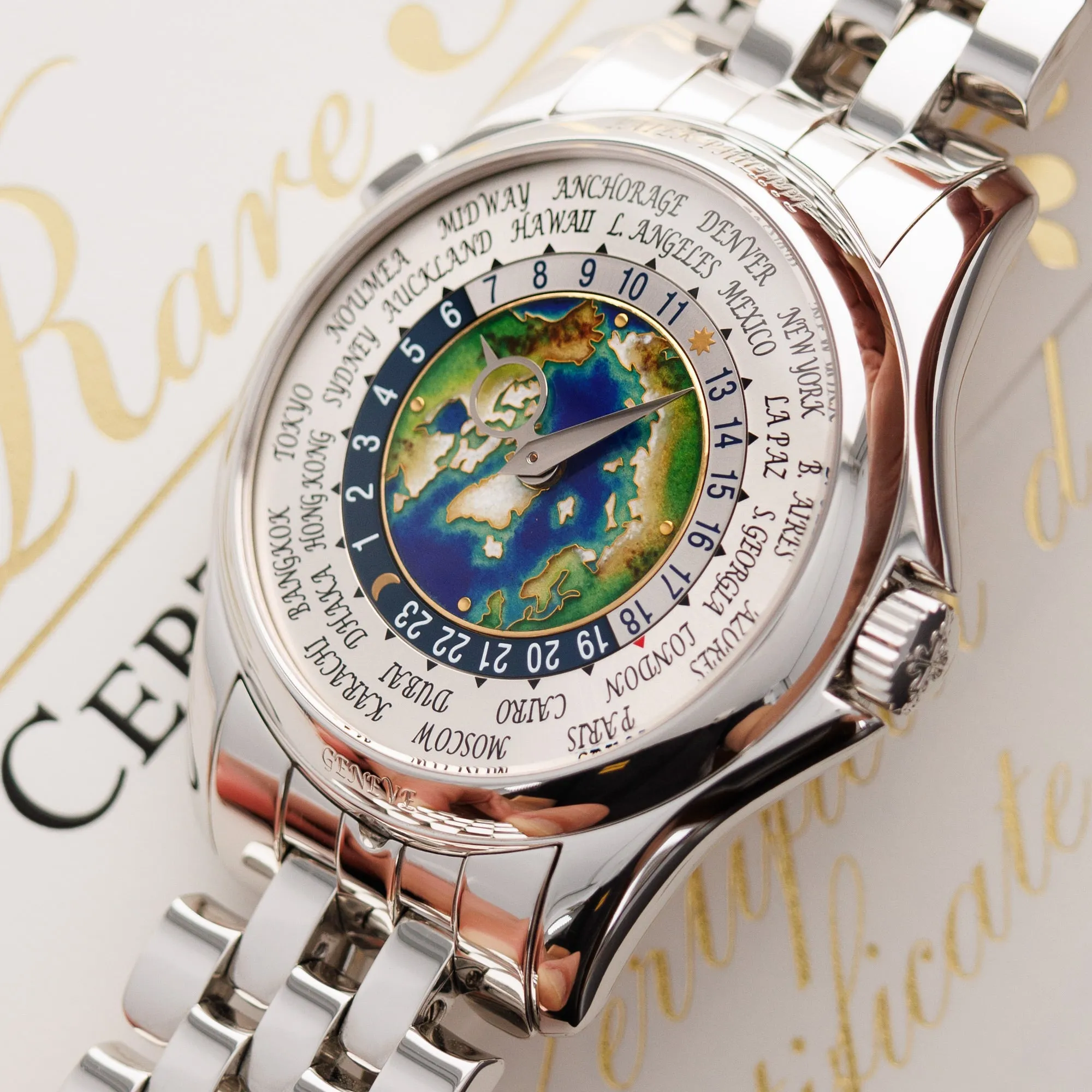 Patek Philippe Platinum World Time Watch Ref. 5131, Single Sealed