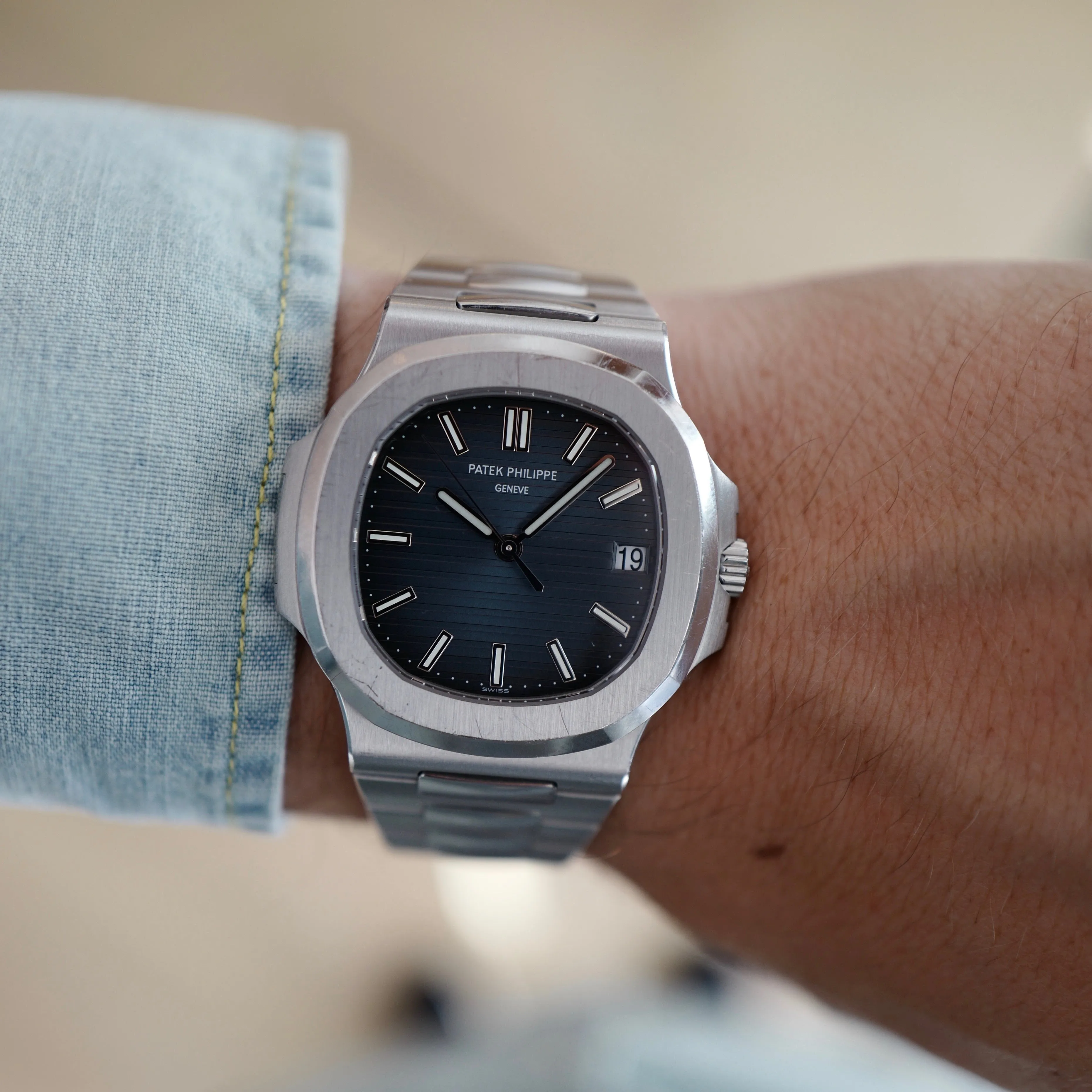 Patek Philippe Stainless Steel Nautilus Watch Ref. 5711/1A