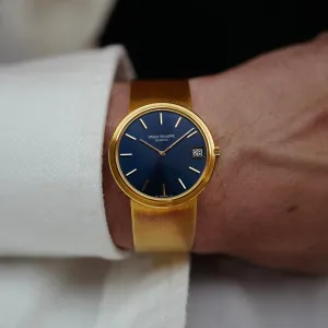 Patek Philippe Yellow Gold Calatrava Ref. 3601 with Blue Dial (New Arrival)