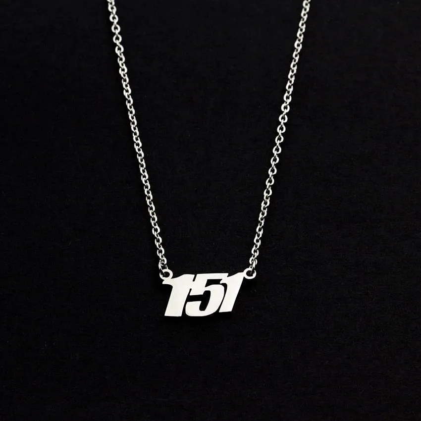 Personalized Number / Date Necklace