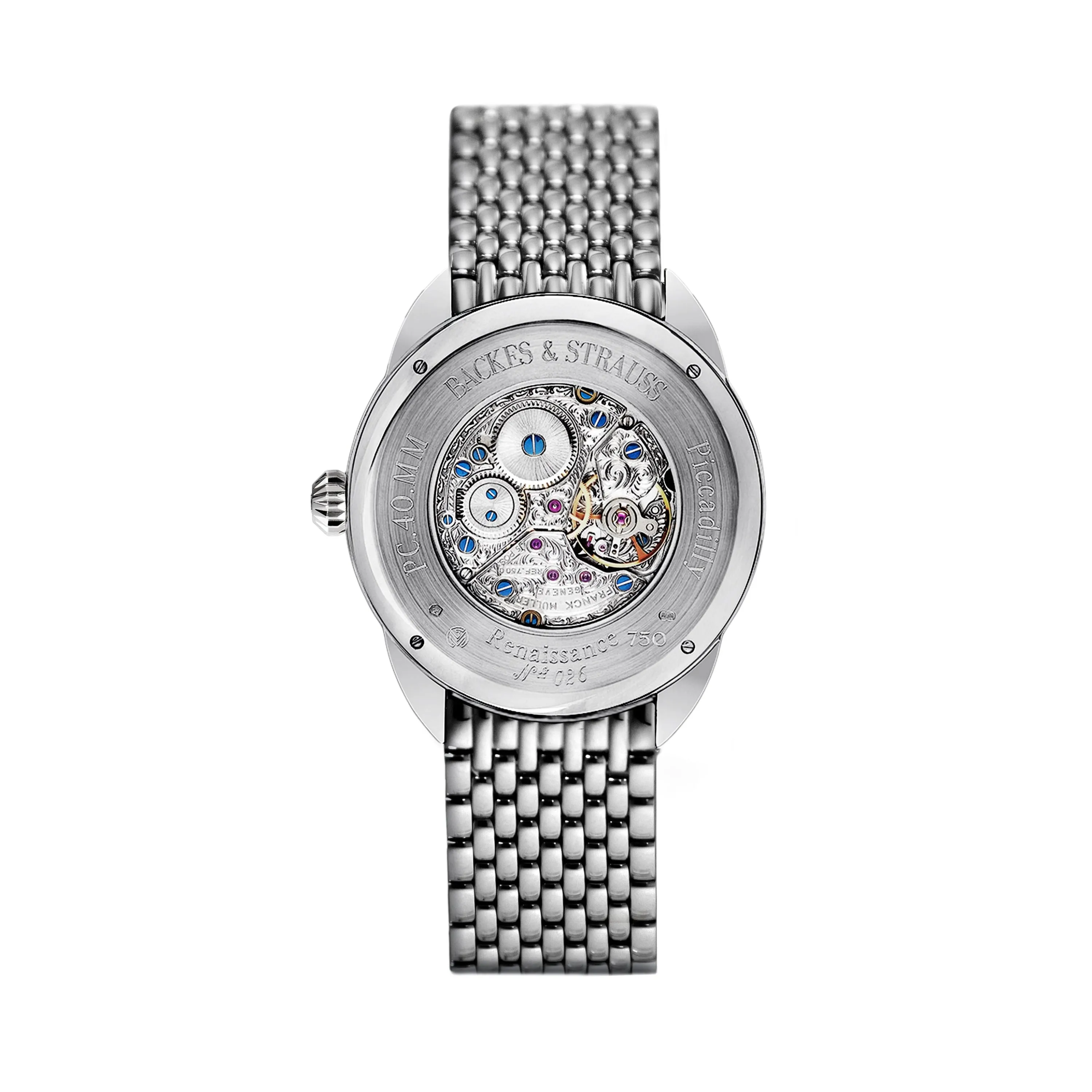 Piccadilly Renaissance Mayfair 33 Luxury Steel Diamond Watch