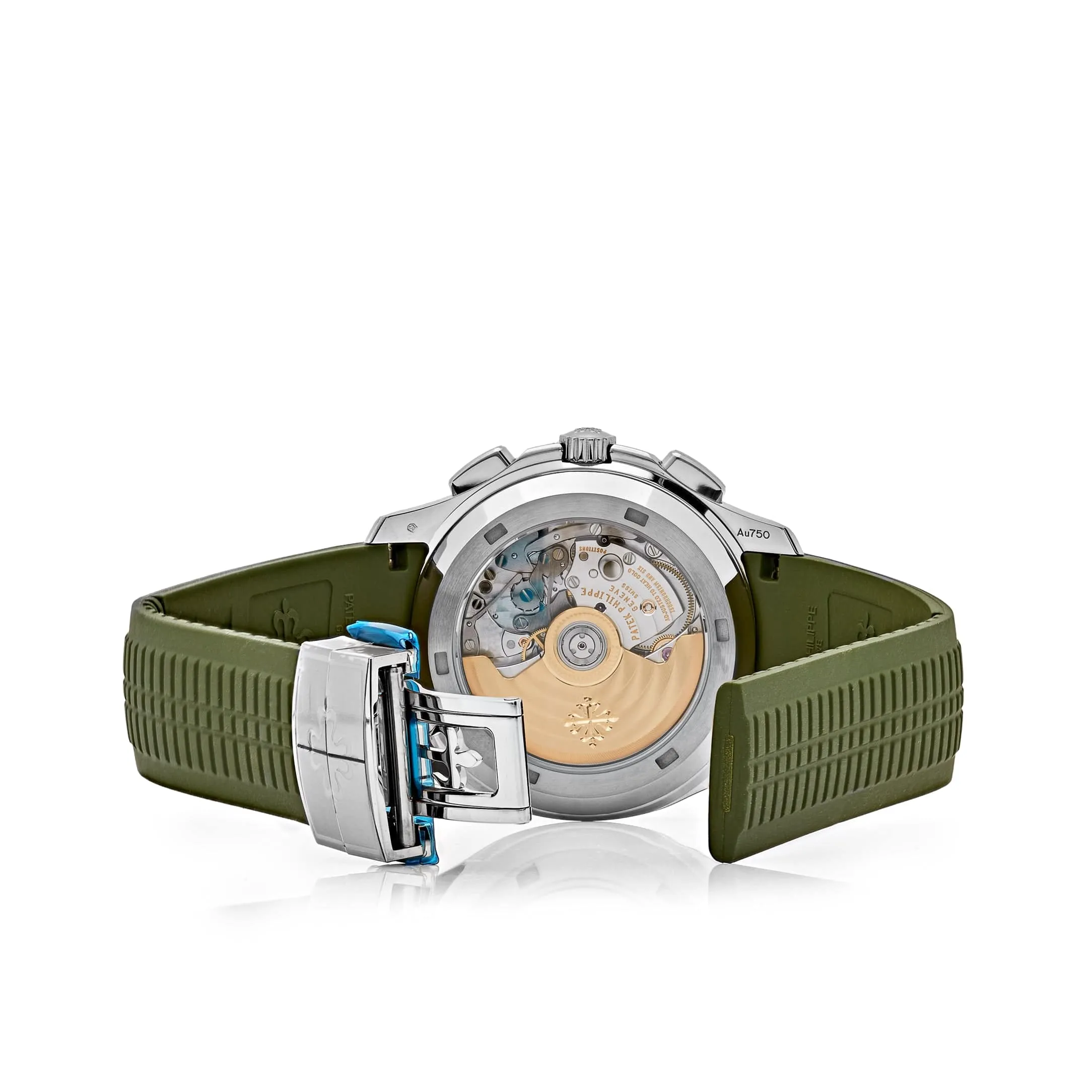 PP Luxury Watches Aquanaut 5968G-010 Chronograph White Gold Khaki Green Dial (2025)