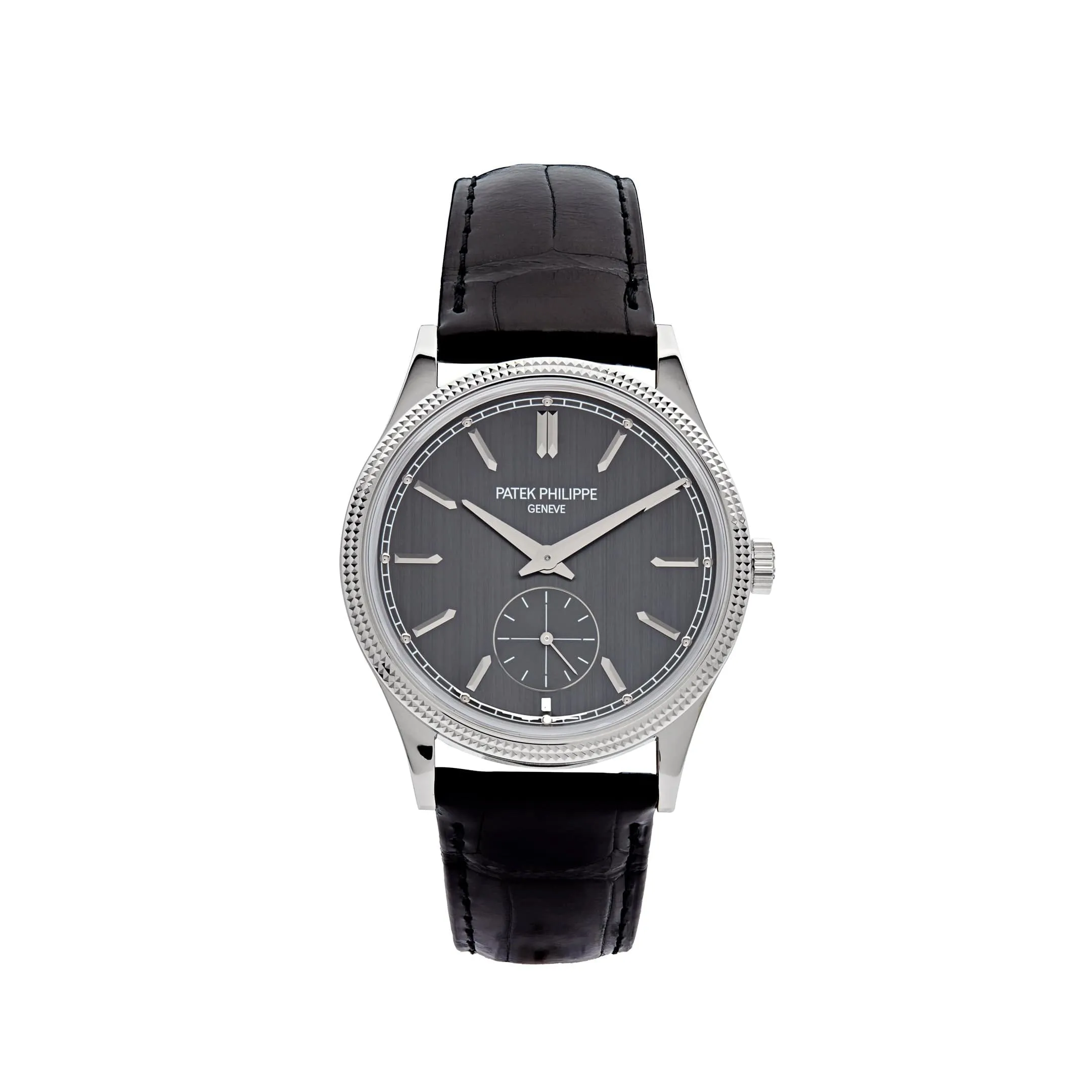 PP Luxury Watches Calatrava 6119G-001 White Gold Grey Dial (2023)