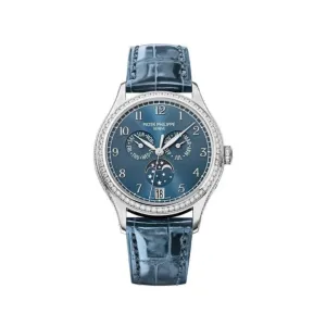 PP Luxury Watches Complications 4947G-001 Annual Calendar White Gold Blue Dial