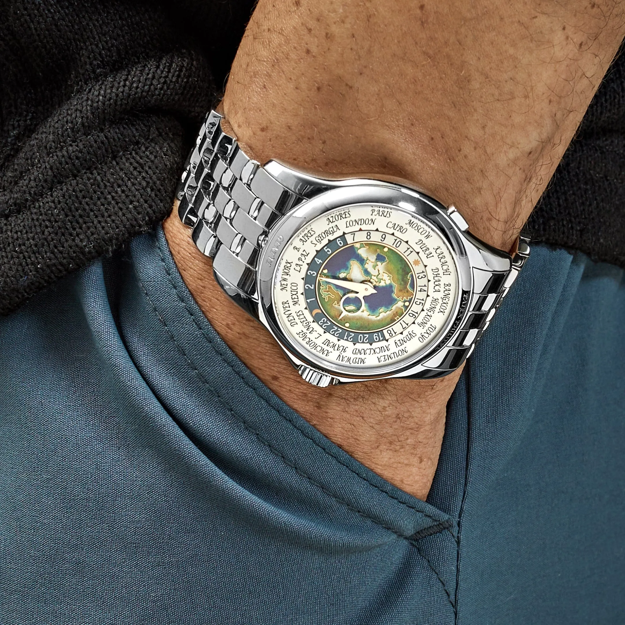 PP Luxury Watches Complications 5131/1P-001 World Time Platinum