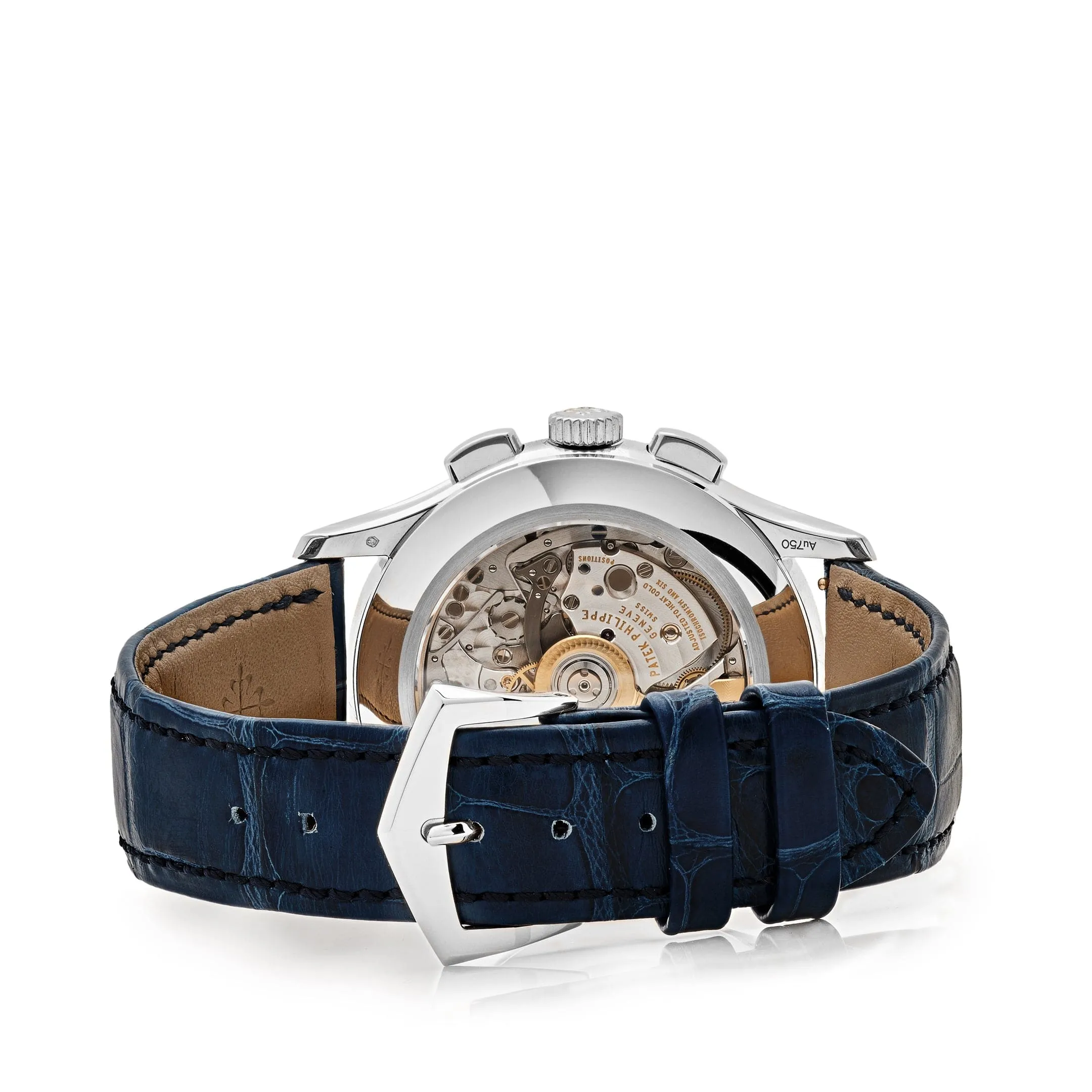 PP Luxury Watches Complications 5905P-001 Platinum Blue Dial Annual Calendar