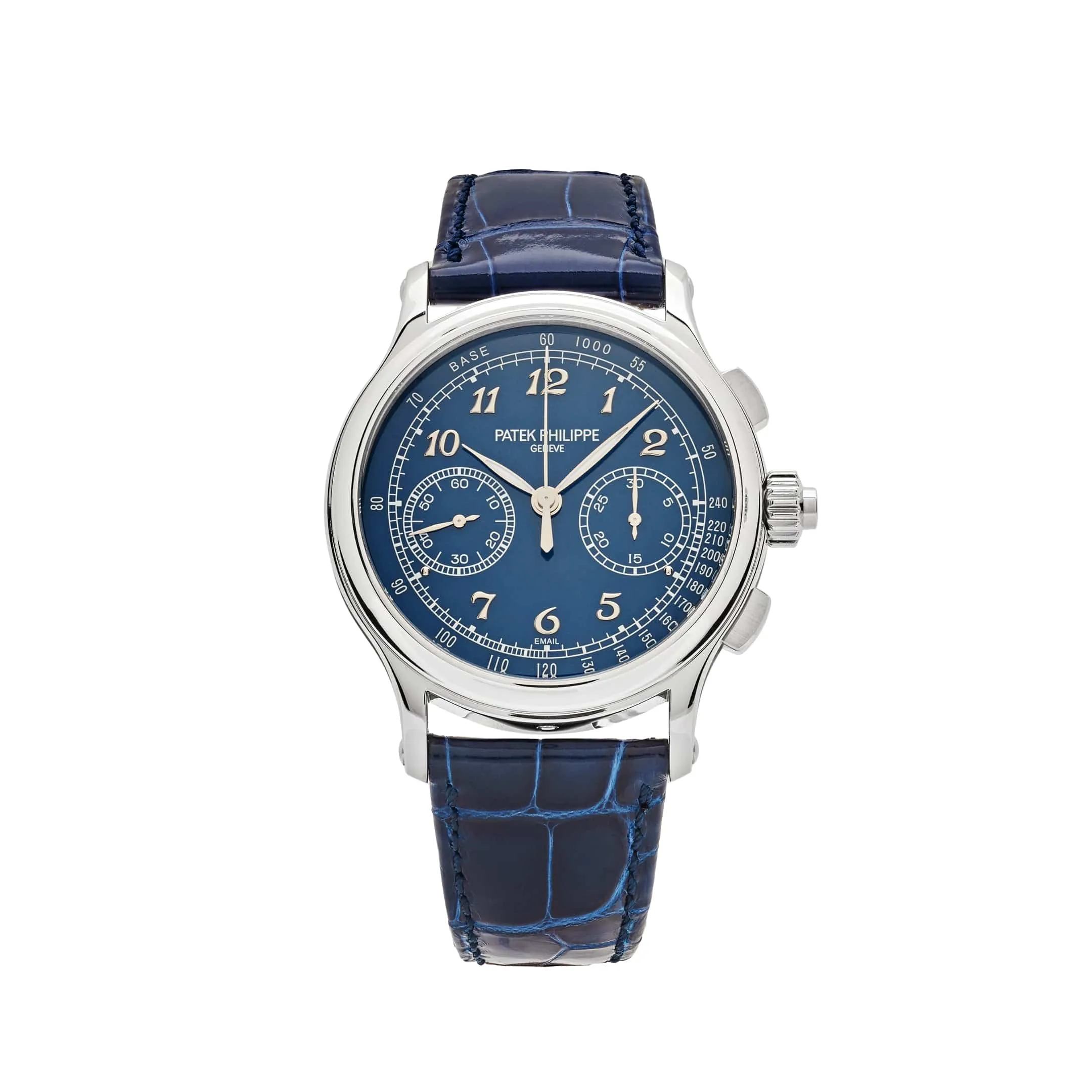 PP Luxury Watches Grand Complications 5370P-011 Split-Seconds Chronograph Platinum Blue Dial