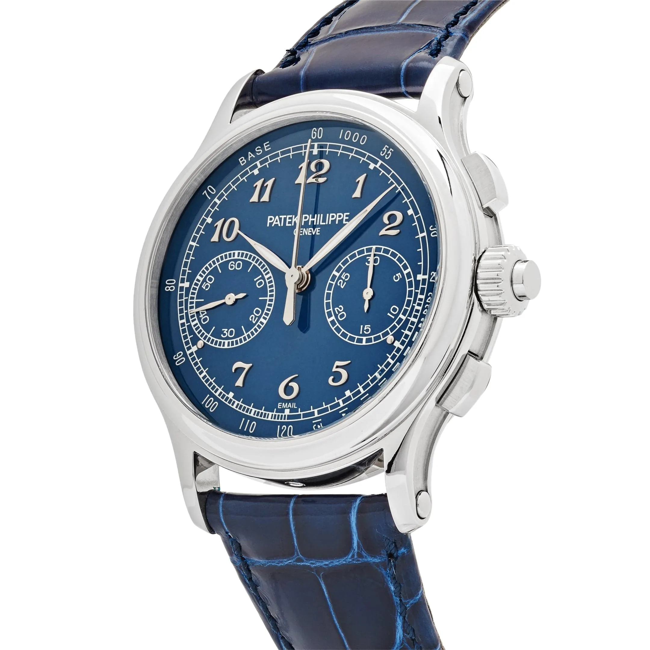 PP Luxury Watches Grand Complications 5370P-011 Split-Seconds Chronograph Platinum Blue Dial