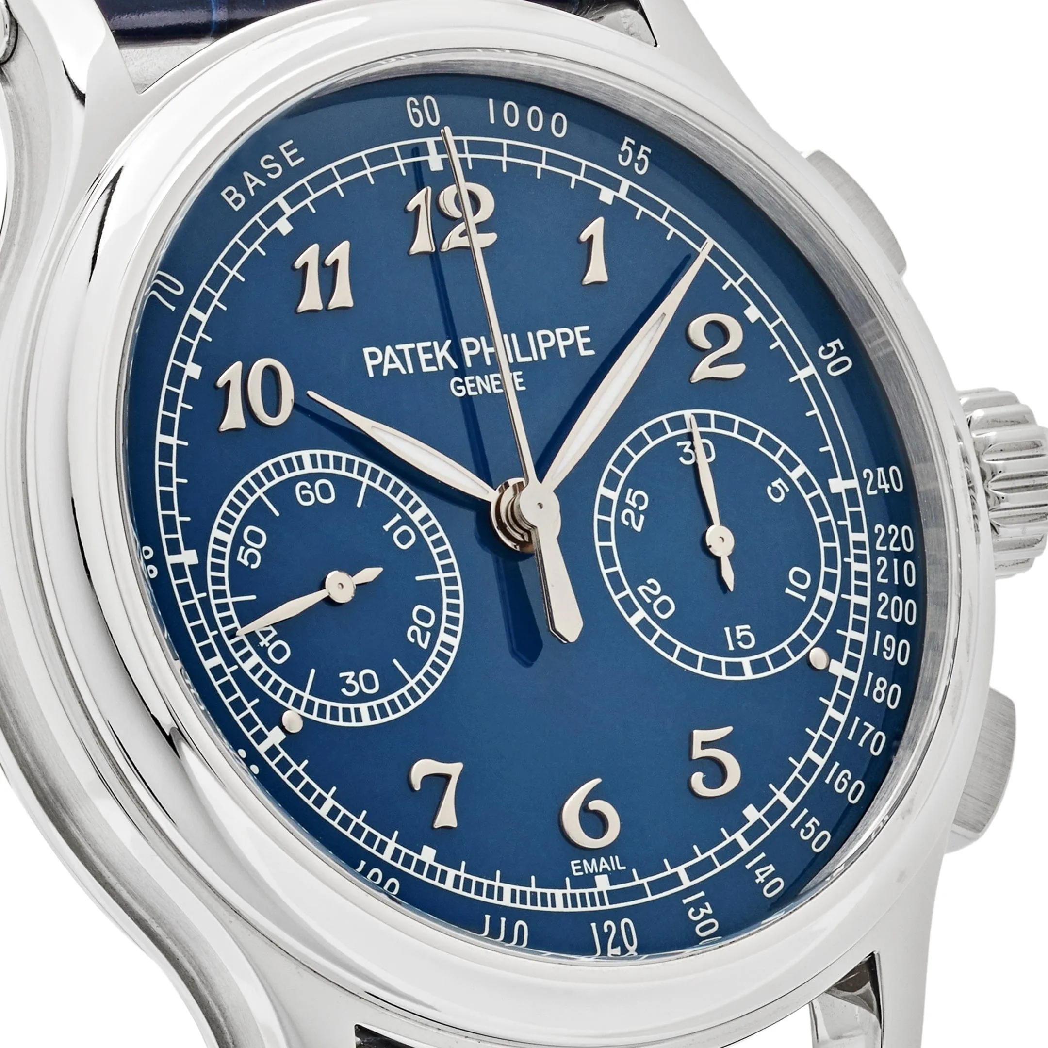 PP Luxury Watches Grand Complications 5370P-011 Split-Seconds Chronograph Platinum Blue Dial