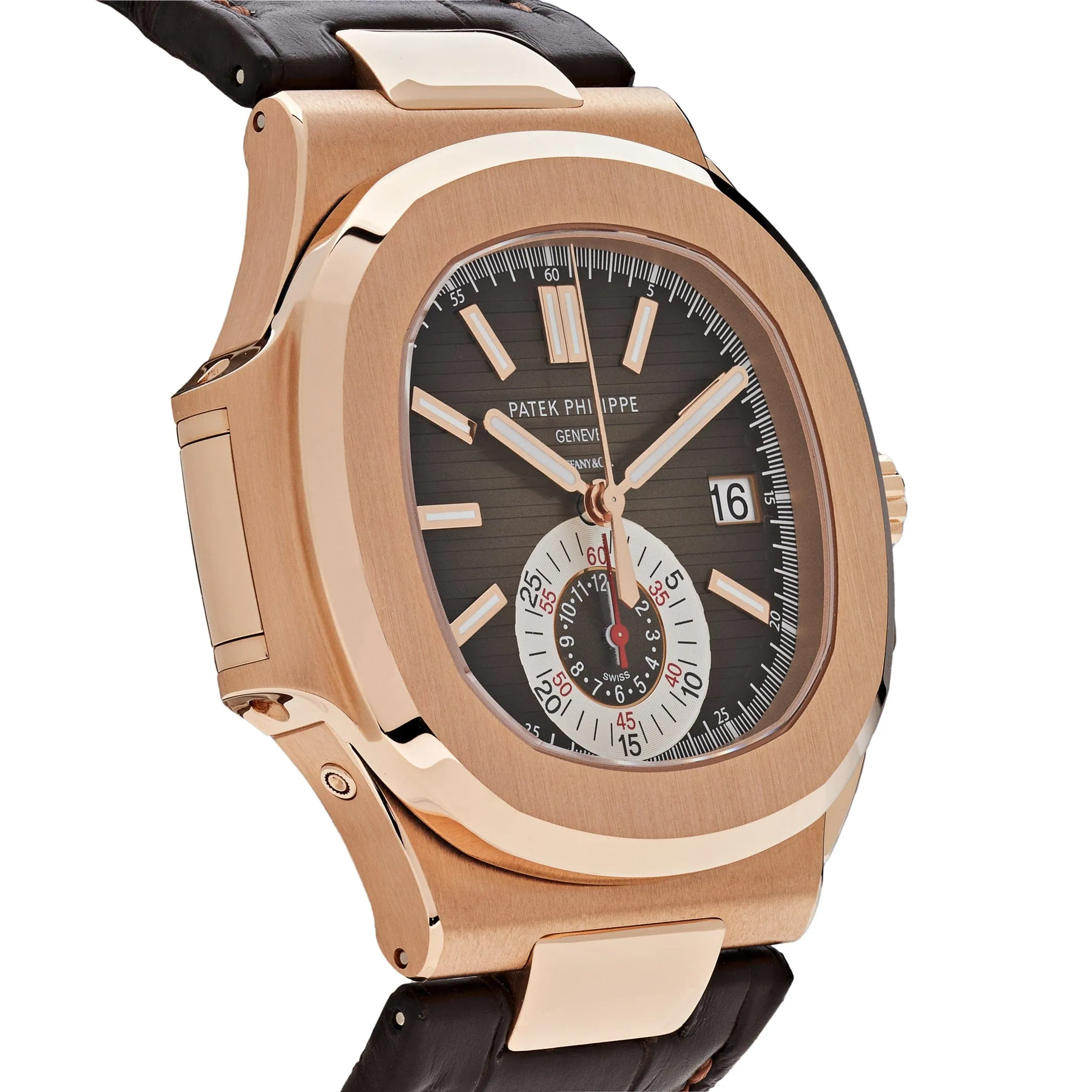 PP Luxury Watches Nautilus 5980R-001 'Tiffany & Co' Chronograph Date Rose Gold (2022)