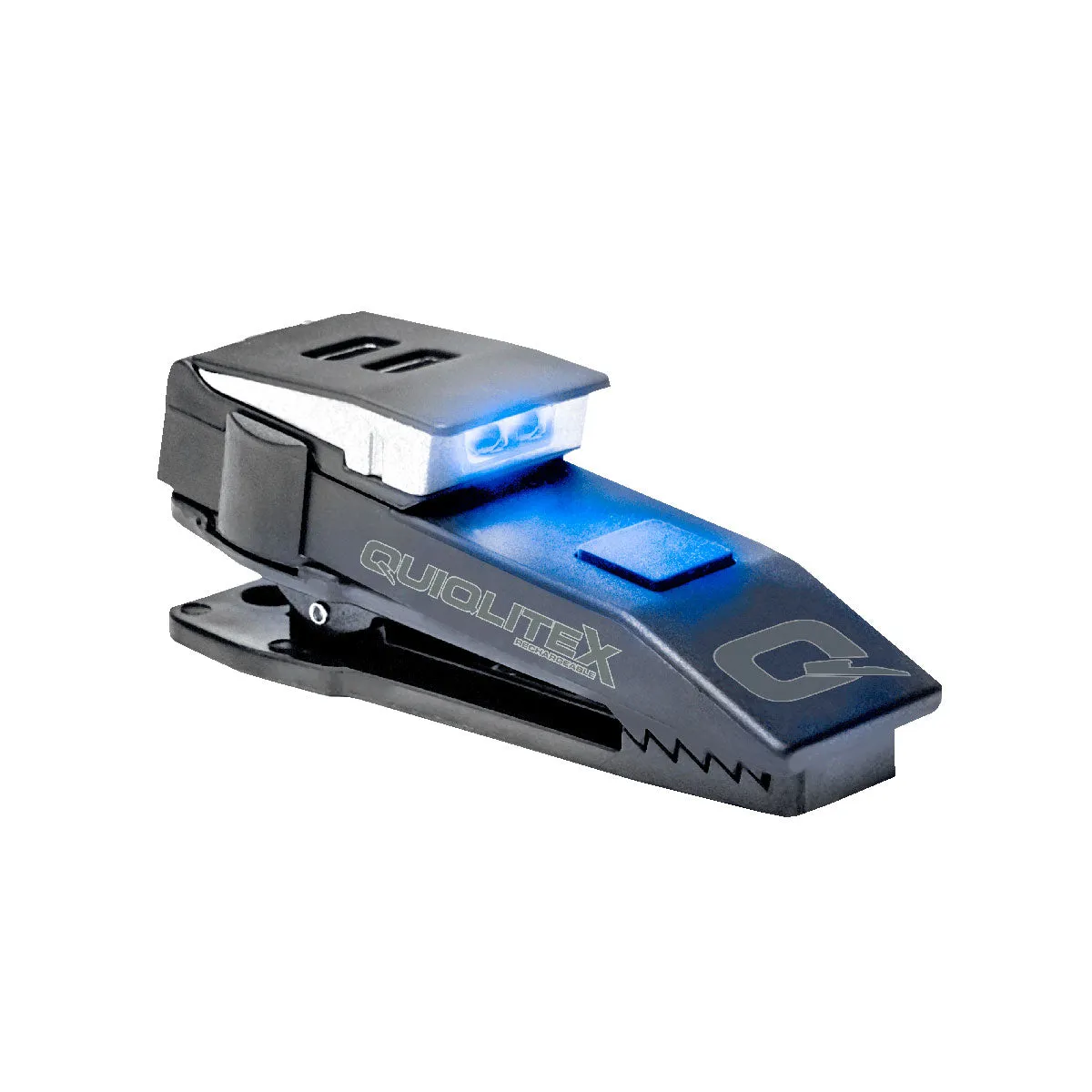 QuiqLite X USB Rechargeable Handsfree Dual LED Lighting - Blue/White