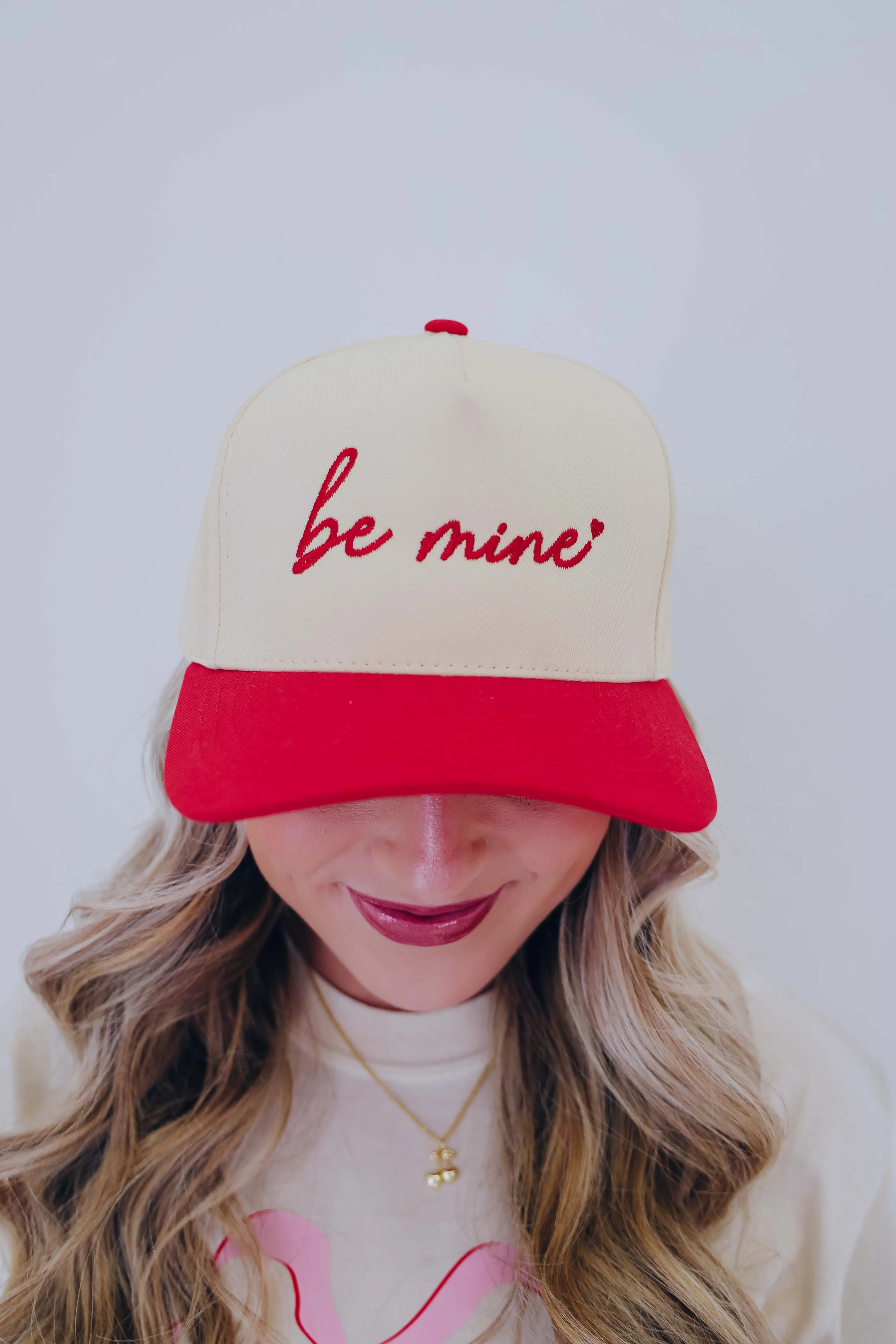 "Be Mine" Valentines Cap