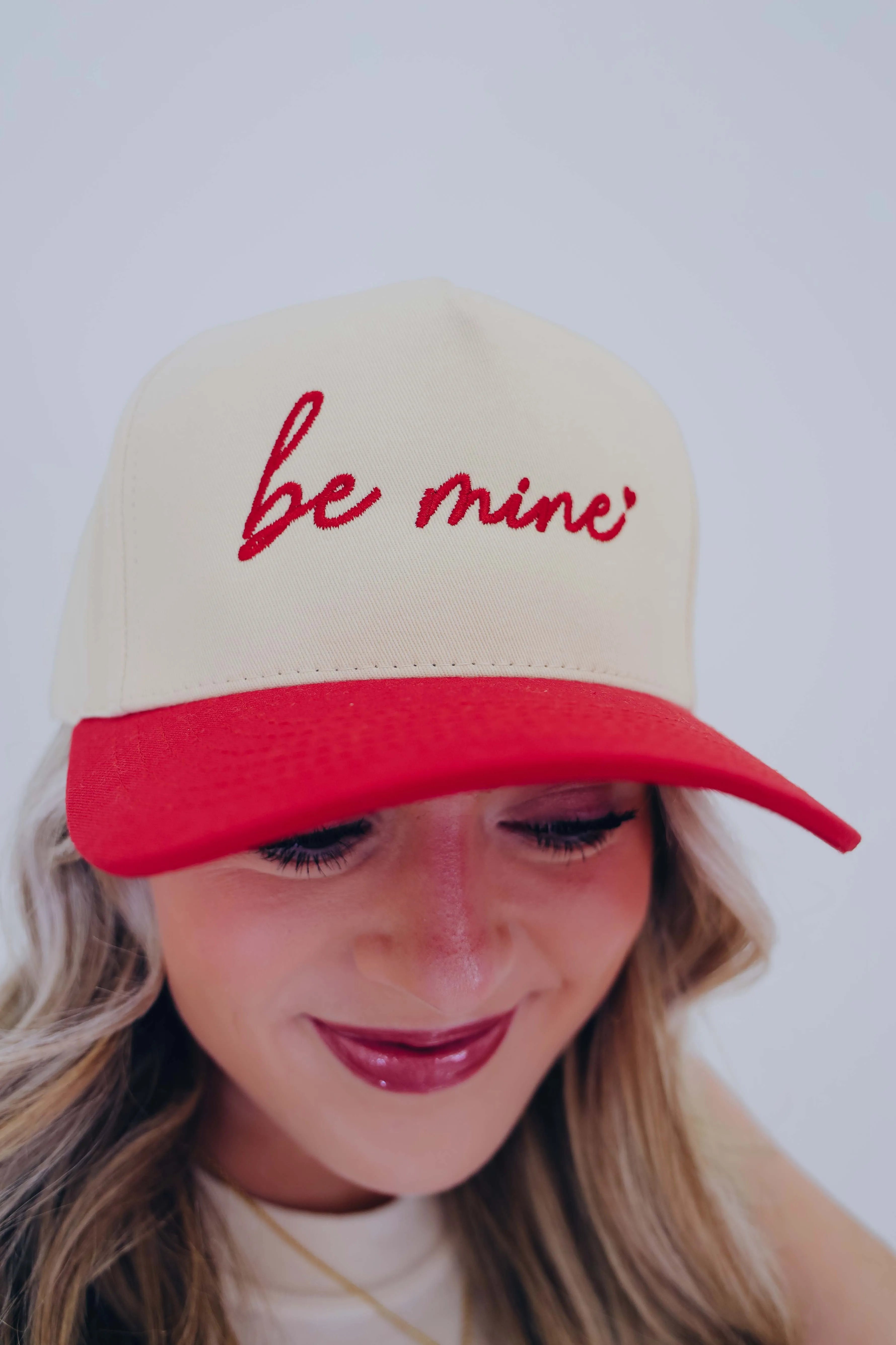 "Be Mine" Valentines Cap