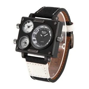 "Trifecta Squared" Luxury Men's Watch - 4 Color Options