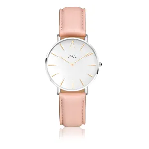 "ZURICH" WOMEN`S LEATHER BAND WATCH