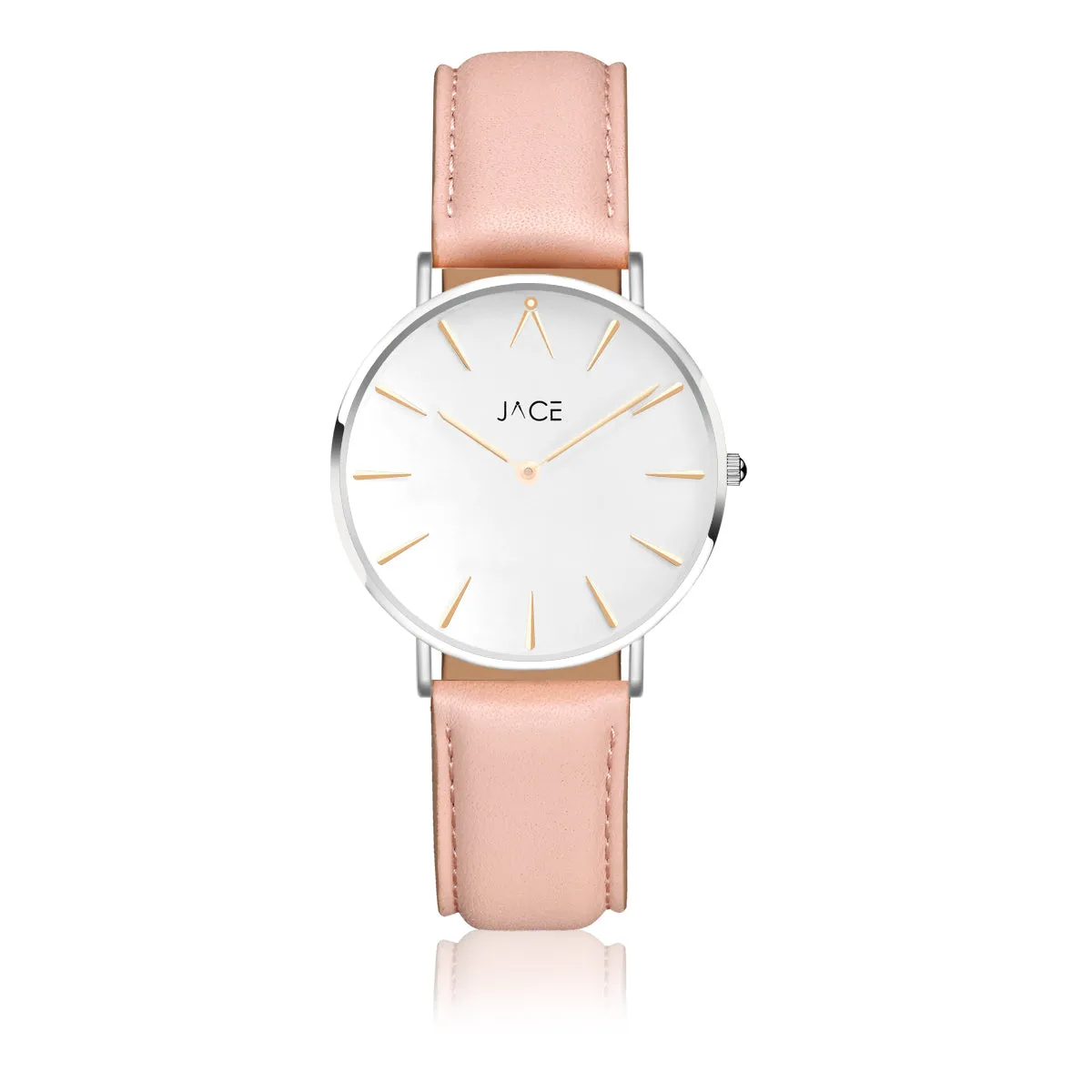 "ZURICH" WOMEN`S LEATHER BAND WATCH