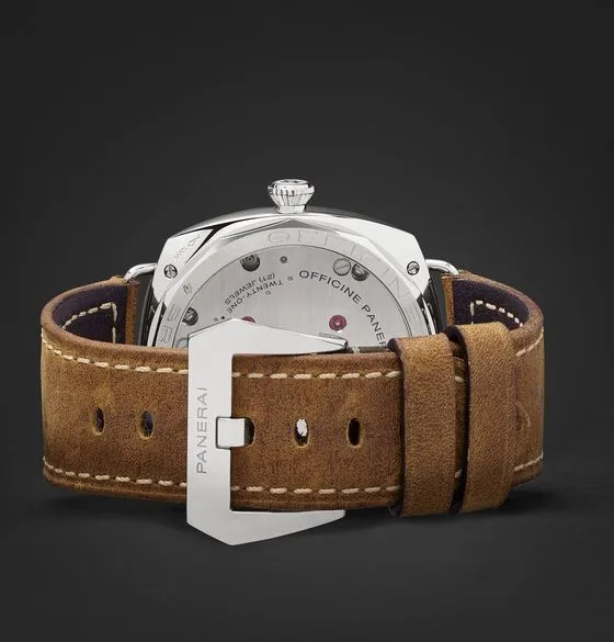 Radiomir S.L.C. 3 Days Acciaio Hand-Wound 47mm Steel and Leather Watch