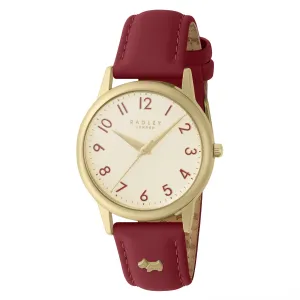 Radley Red Southwark Park Leather Watch