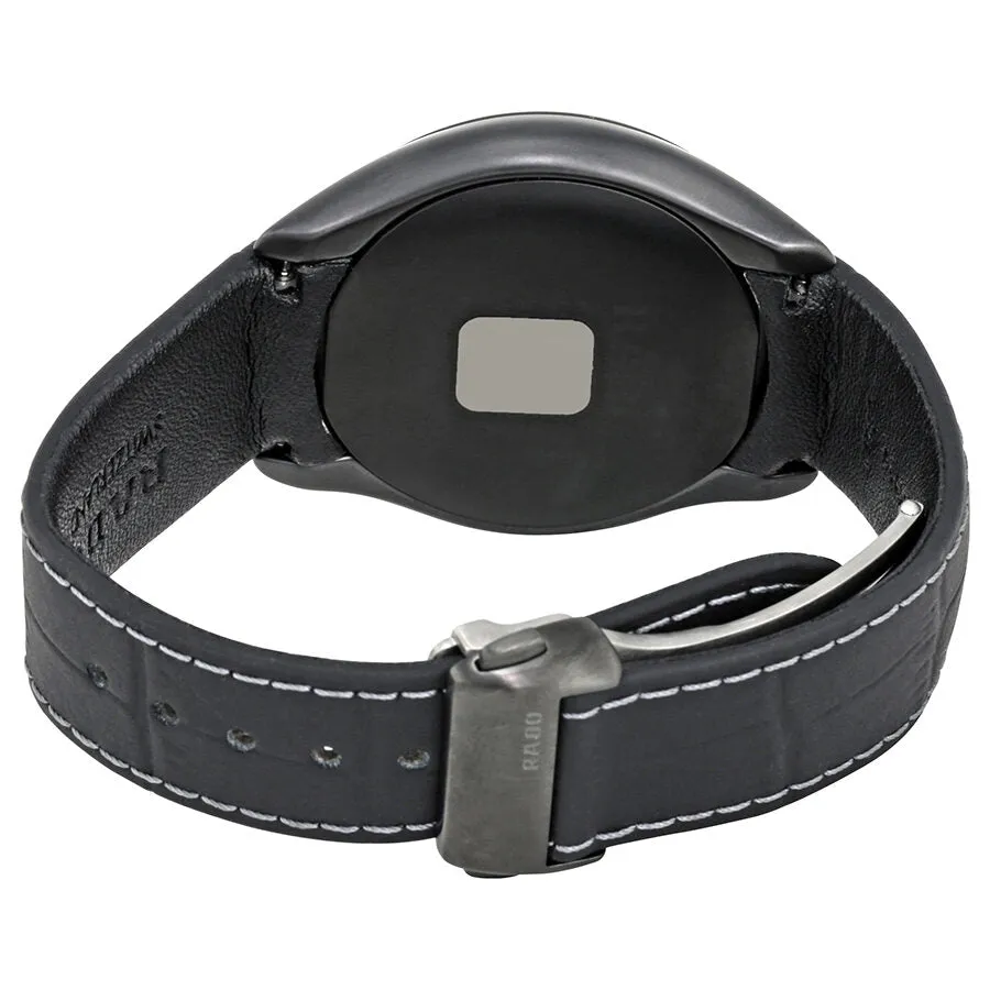 Rado Hyperchrome Dual Timer Black Dial Leather Men's Watch R32104165