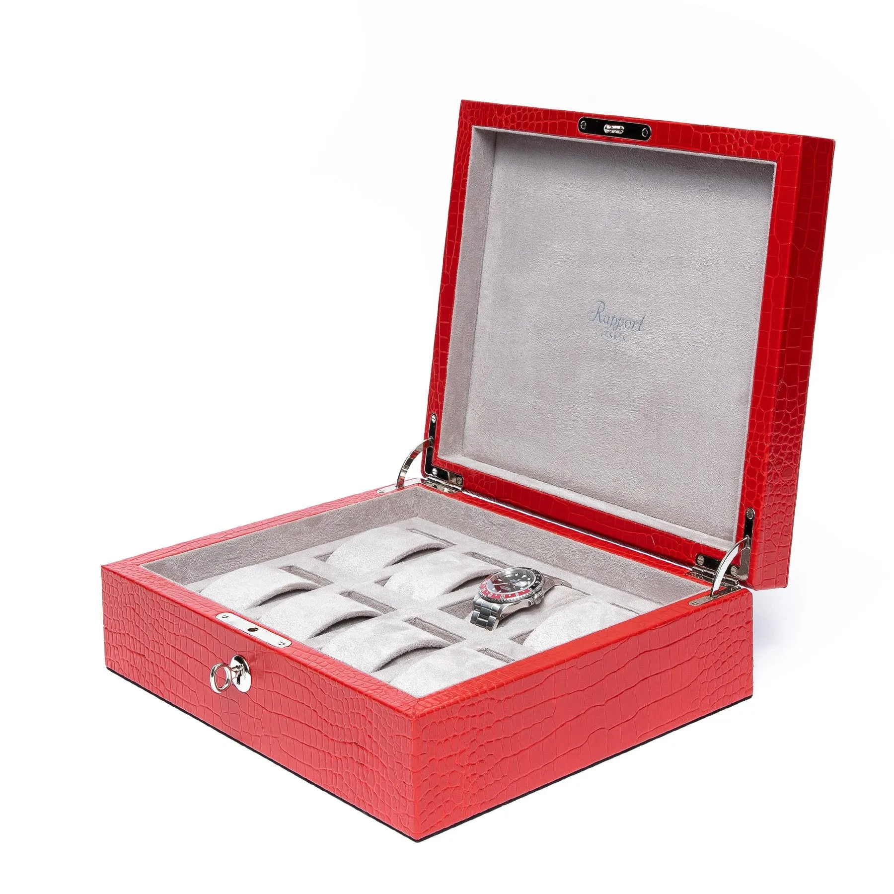 Rapport Brompton 8 Watch Box - Red