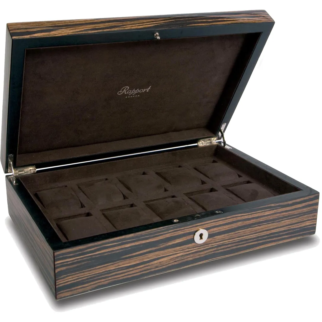 Rapport - Heritage 10 Watch Box in Macassar | L273