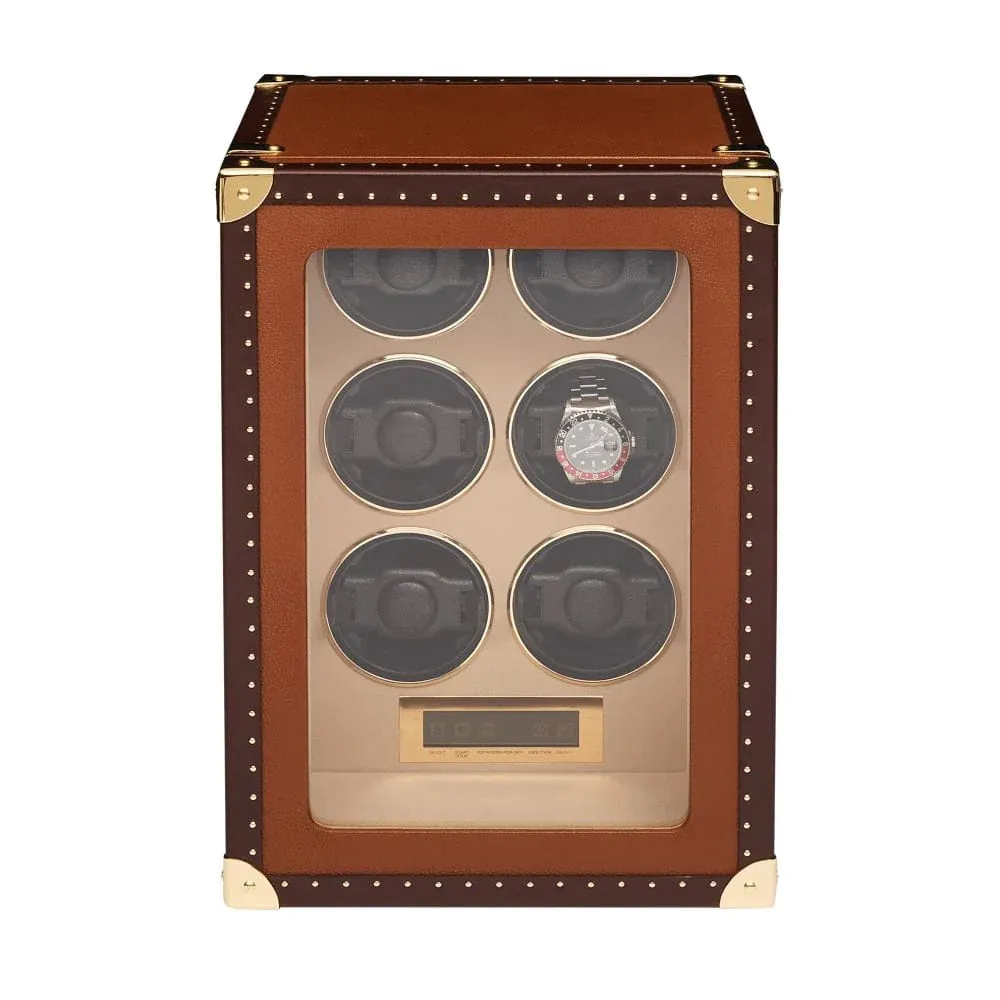 Rapport Romer Six Watch Winder - Brown