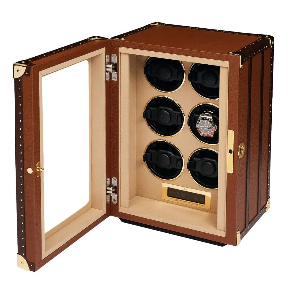 Rapport Romer Six Watch Winder - Brown