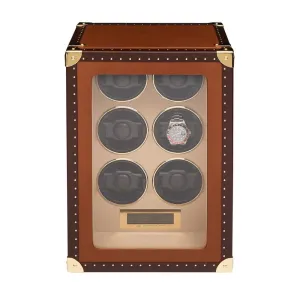 Rapport Romer Six Watch Winder - Brown
