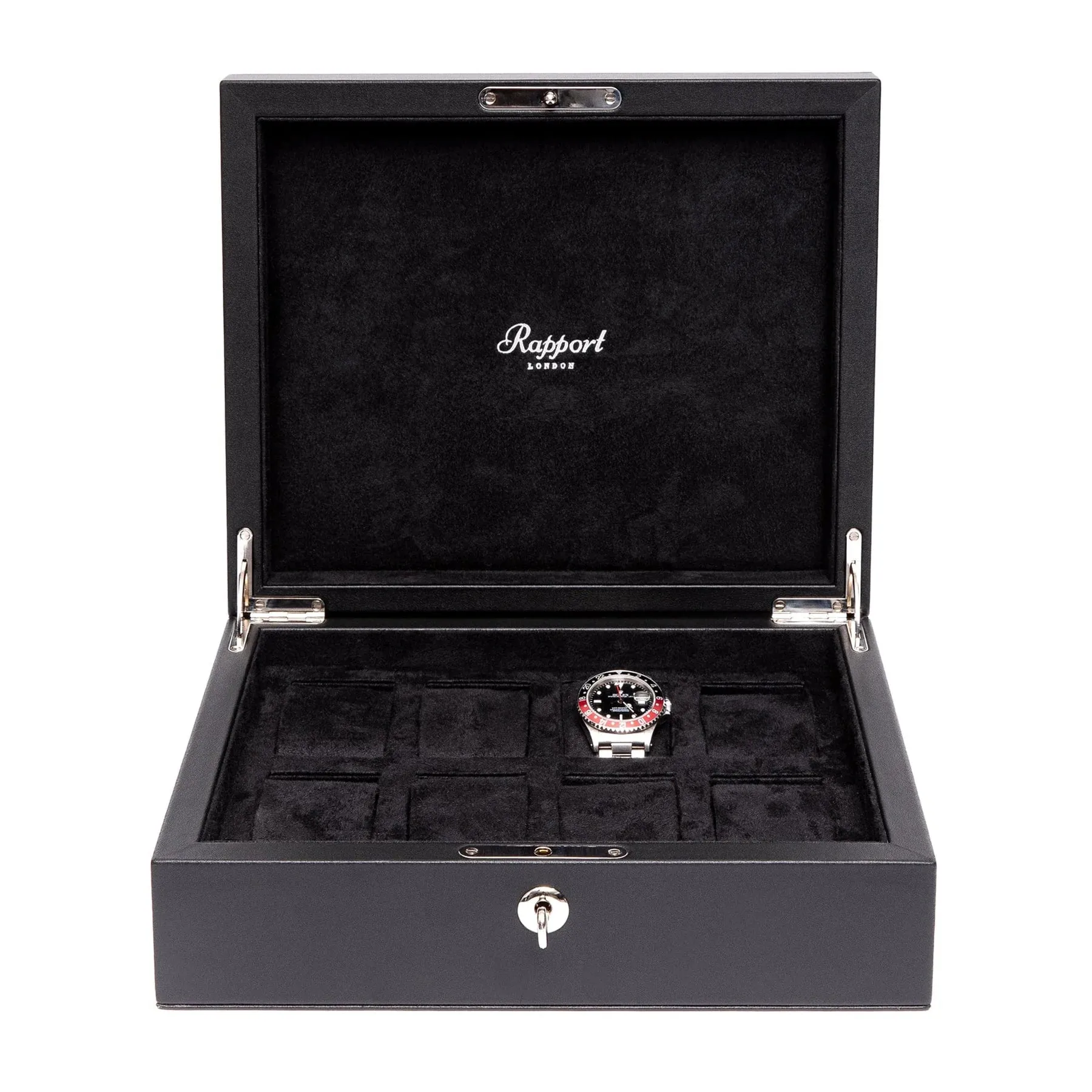 Rapport Vantage Eight Watch Box - Black