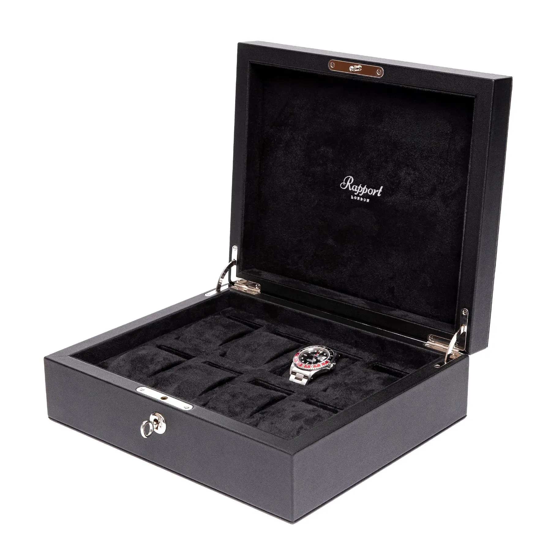 Rapport Vantage Eight Watch Box - Black