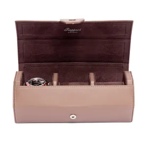 Rapport - Vantage Triple Watch Roll in Camel Leather | D136