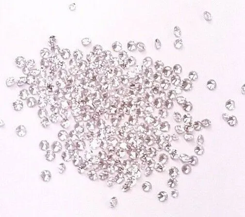 RARE Natural Round Cut Fancy Color Light Pink Loose Diamond 1.50 CTW Lot 1mm SI1