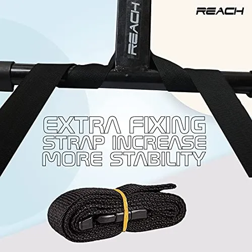 Reach Digital Pedal Exercise Machine Mini Fitness Cycle with Fixing Strap, Adjustable Resistance and LCD Display - Fits Under Desk and suitable for Light Exercise of Legs & Arms, and Physiotherapy at Home