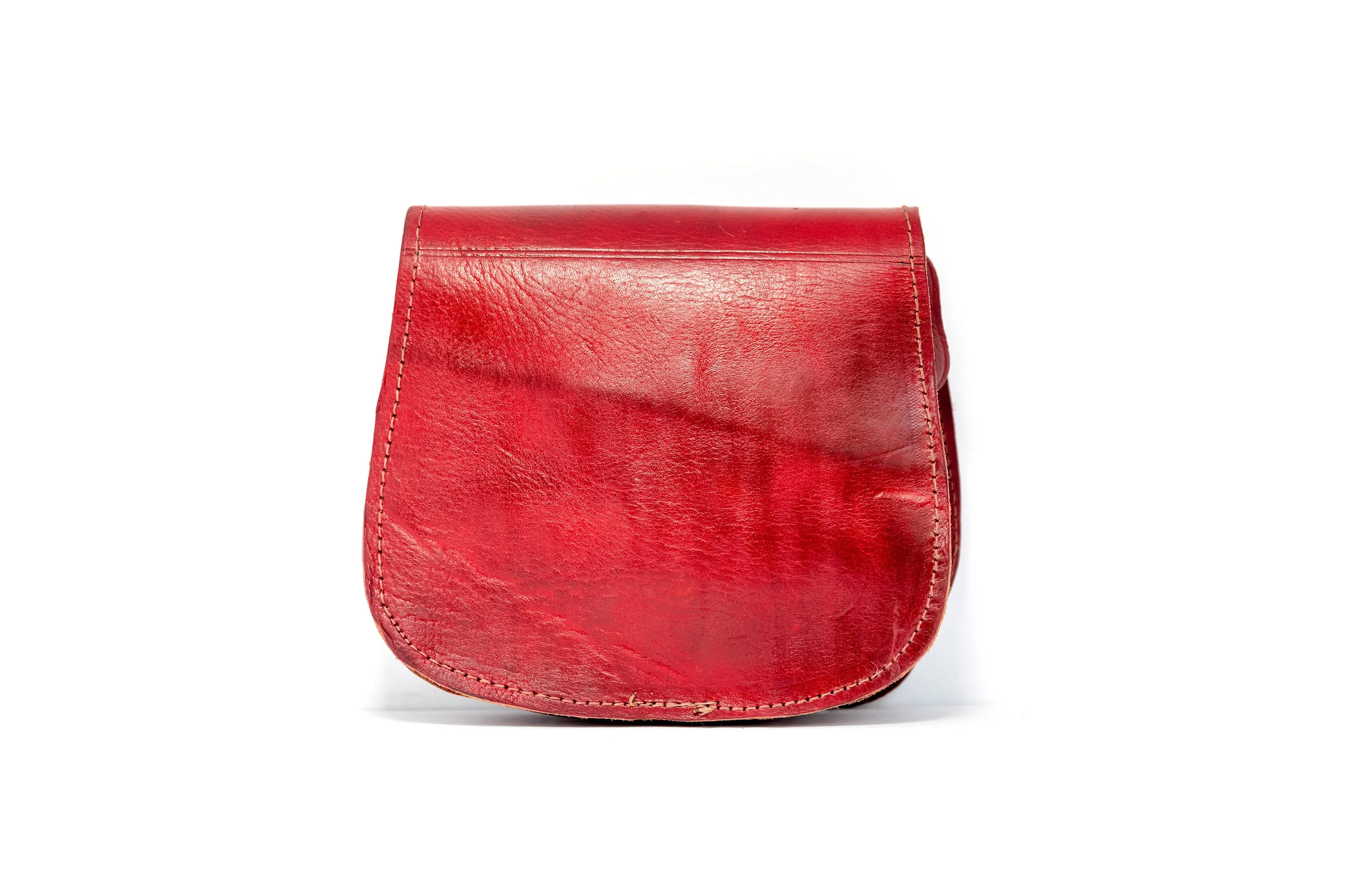 Red Leather Purse