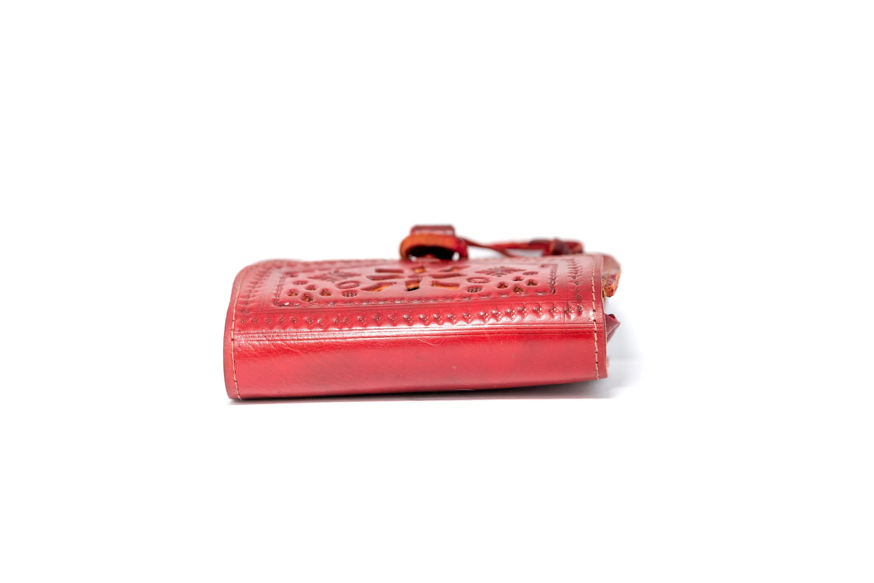 Red Leather Purse