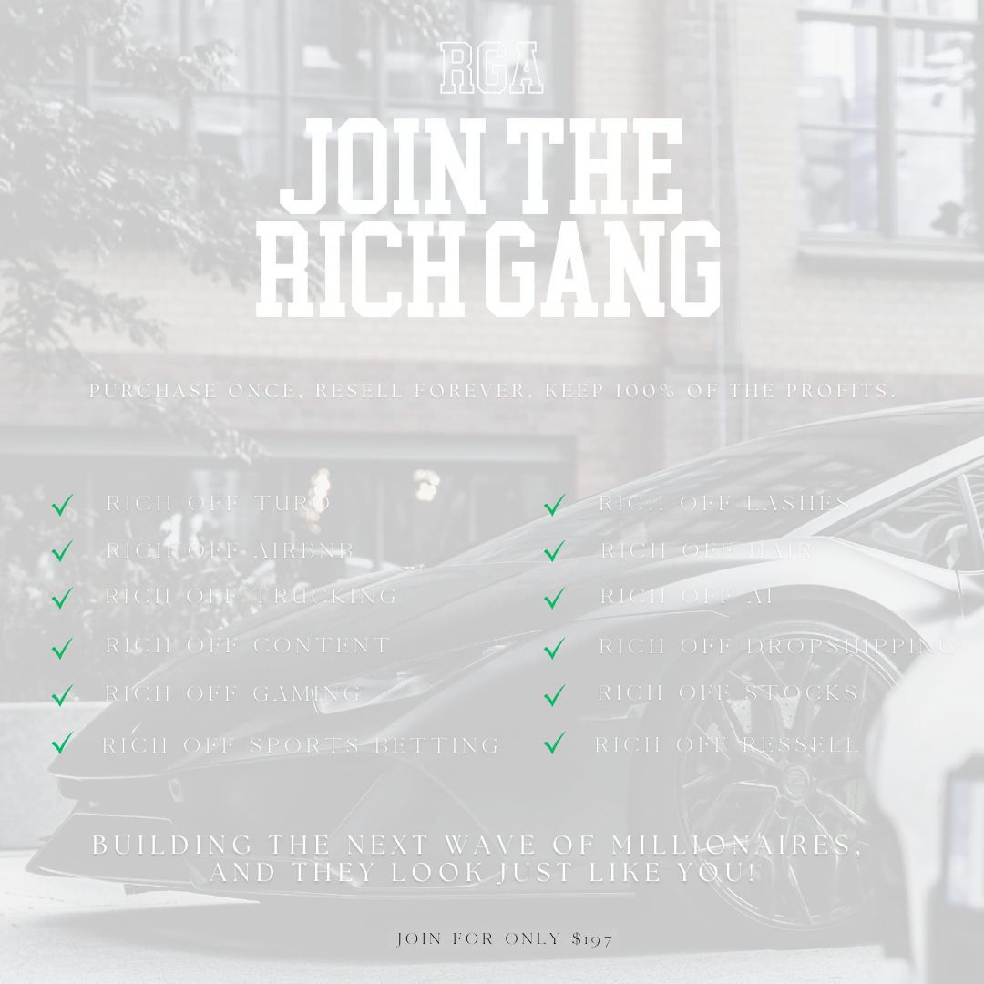 RGA Rich Generation Academy Course  MRR Resell Rights Community Support Digital Marketing