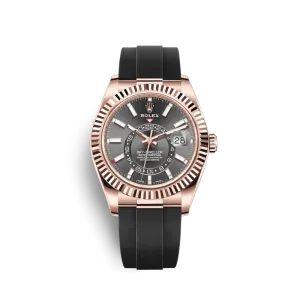 Rolex 326235 Sky-Dweller Rose Gold Dark Rhodium Dial Oysterflex