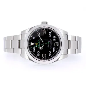 Rolex Air-King, Black Dial with Arabic Numerals, 40mm