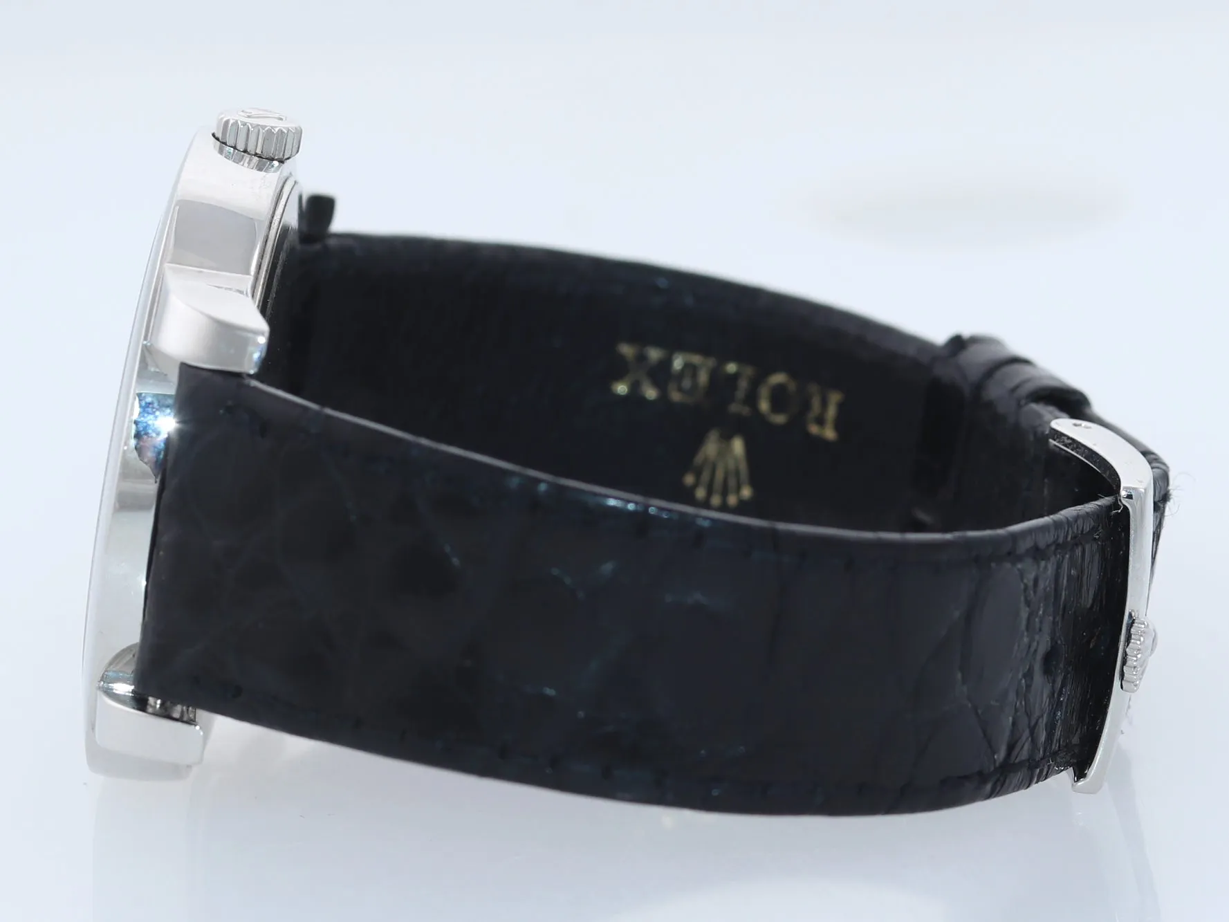 Rolex Cellini Cellinium 38mm Platinum Glacier Dial Manual 5241 Watch Box