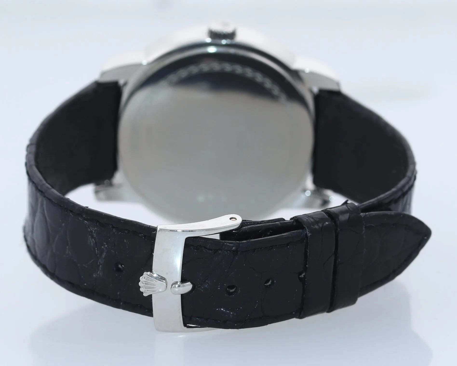 Rolex Cellini Cellinium 38mm Platinum Glacier Dial Manual 5241 Watch Box